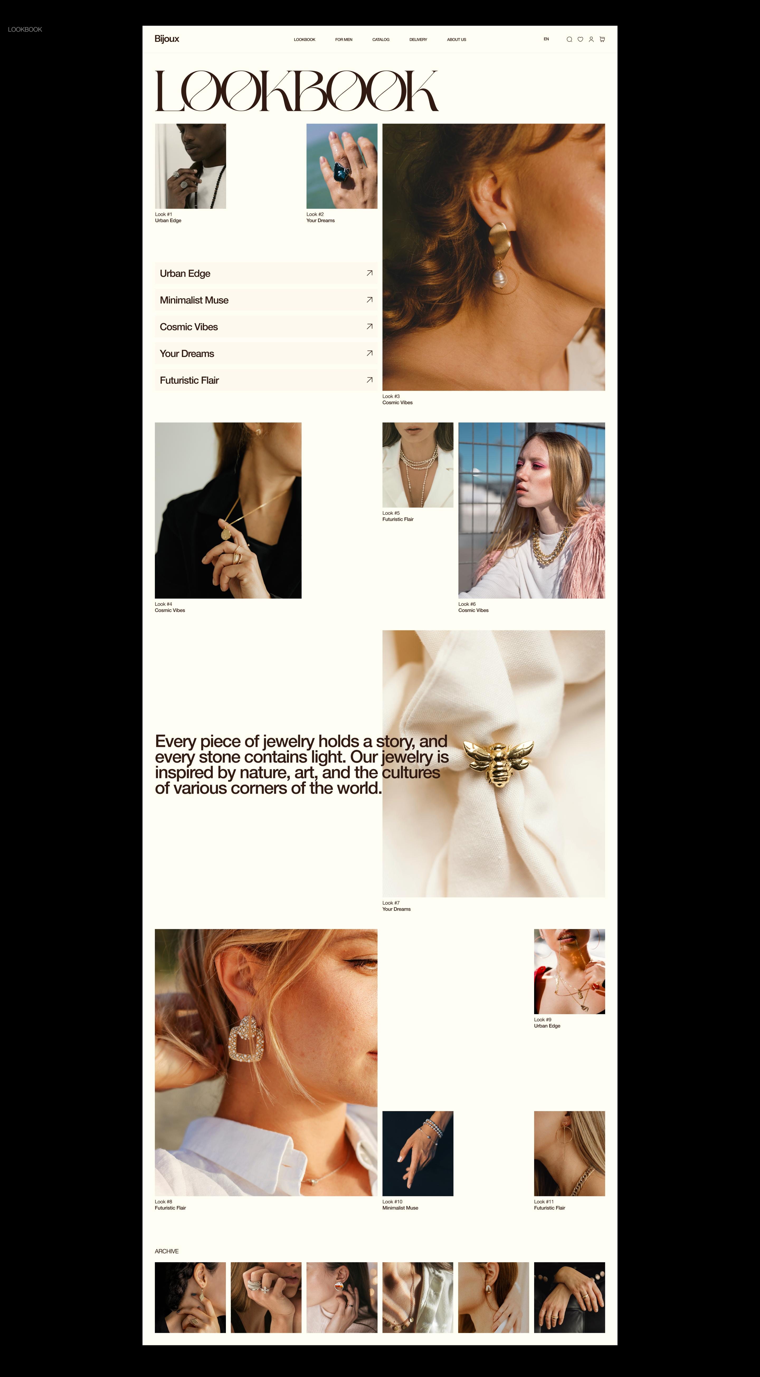 Bijoux | E-Commerce — Изображение №14 — Интерфейсы, Графика на Dprofile