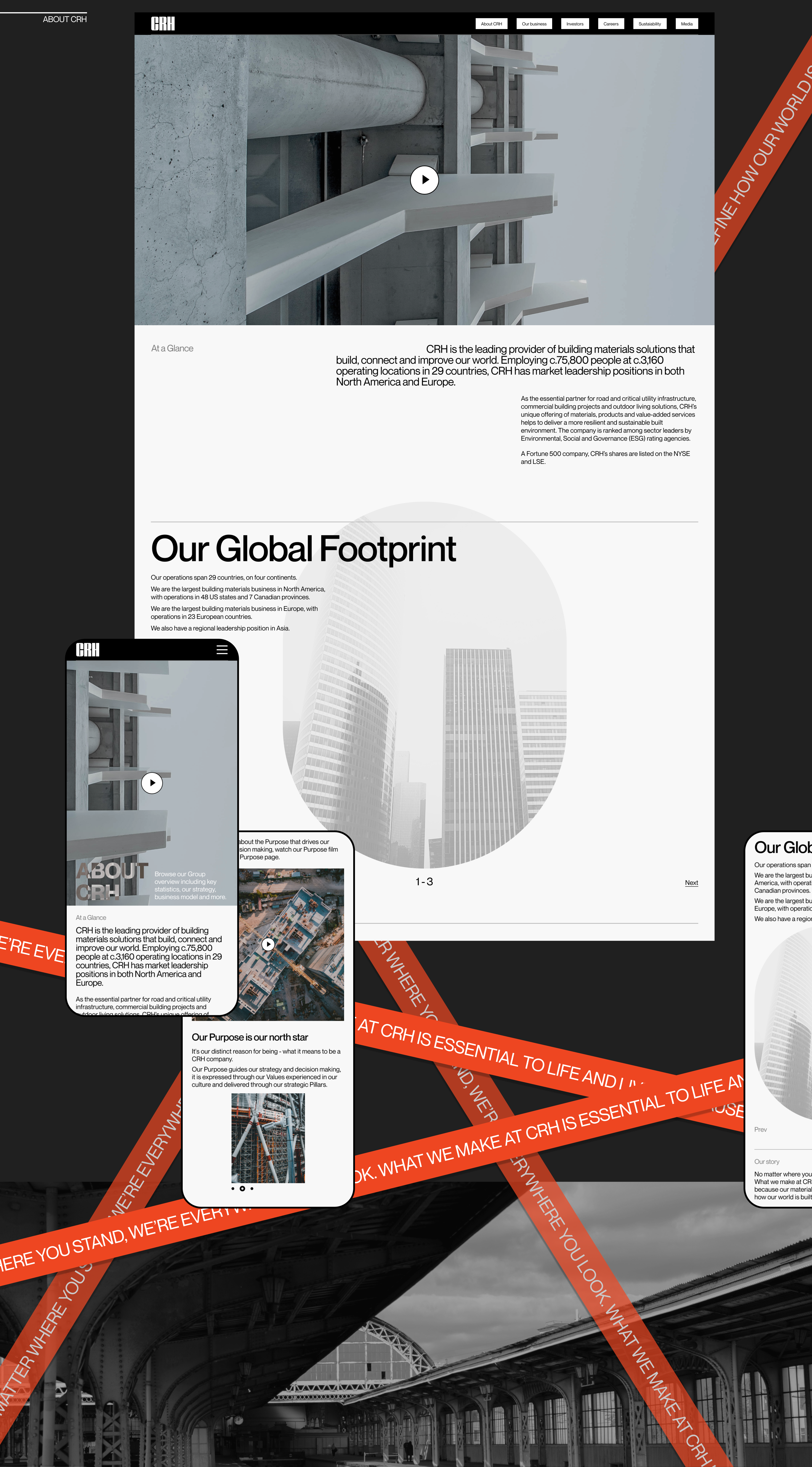 CRH Company | Corporate site | Redesign — Изображение №10 — Интерфейсы на Dprofile