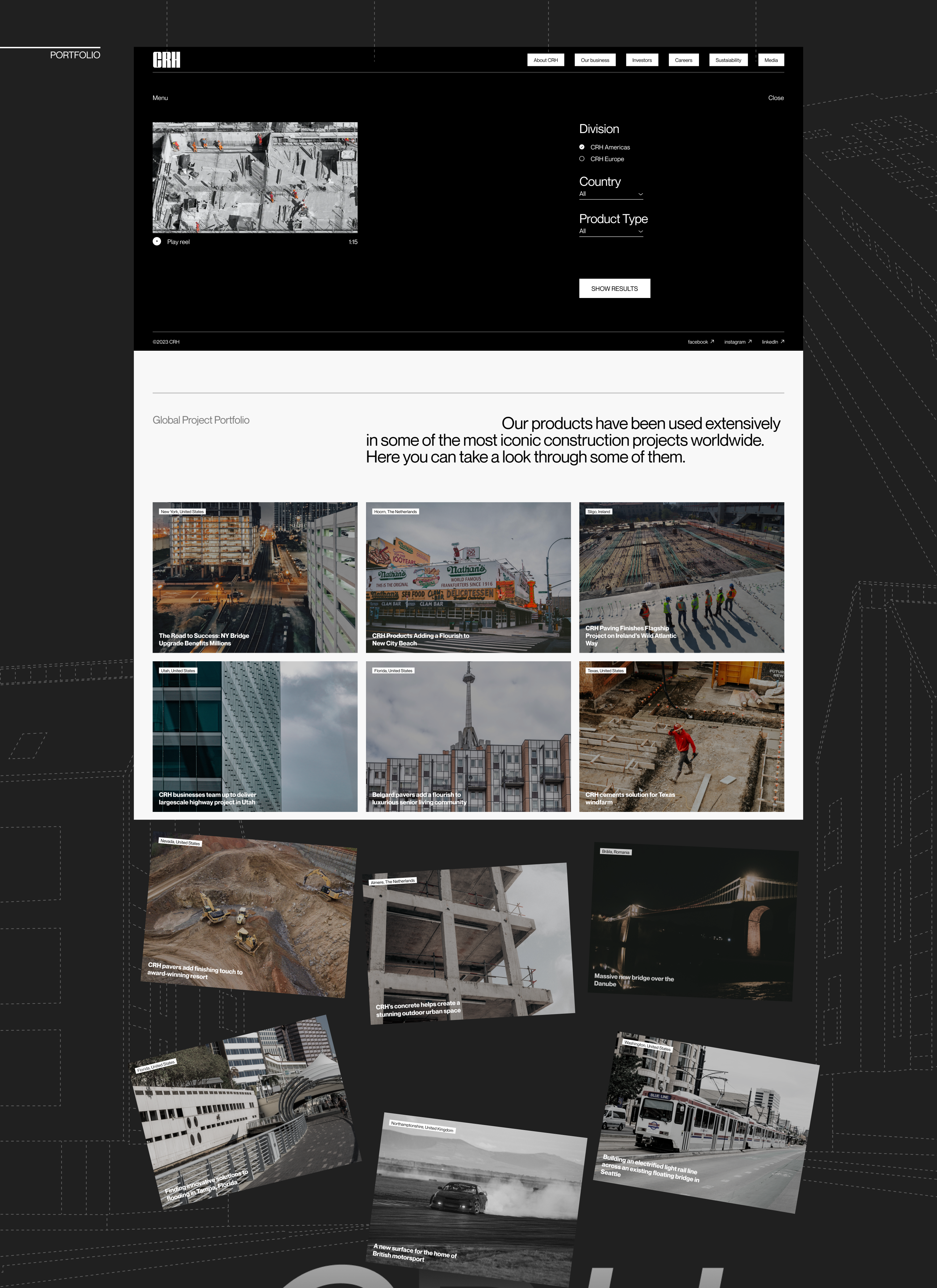 CRH Company | Corporate site | Redesign — Изображение №8 — Интерфейсы на Dprofile