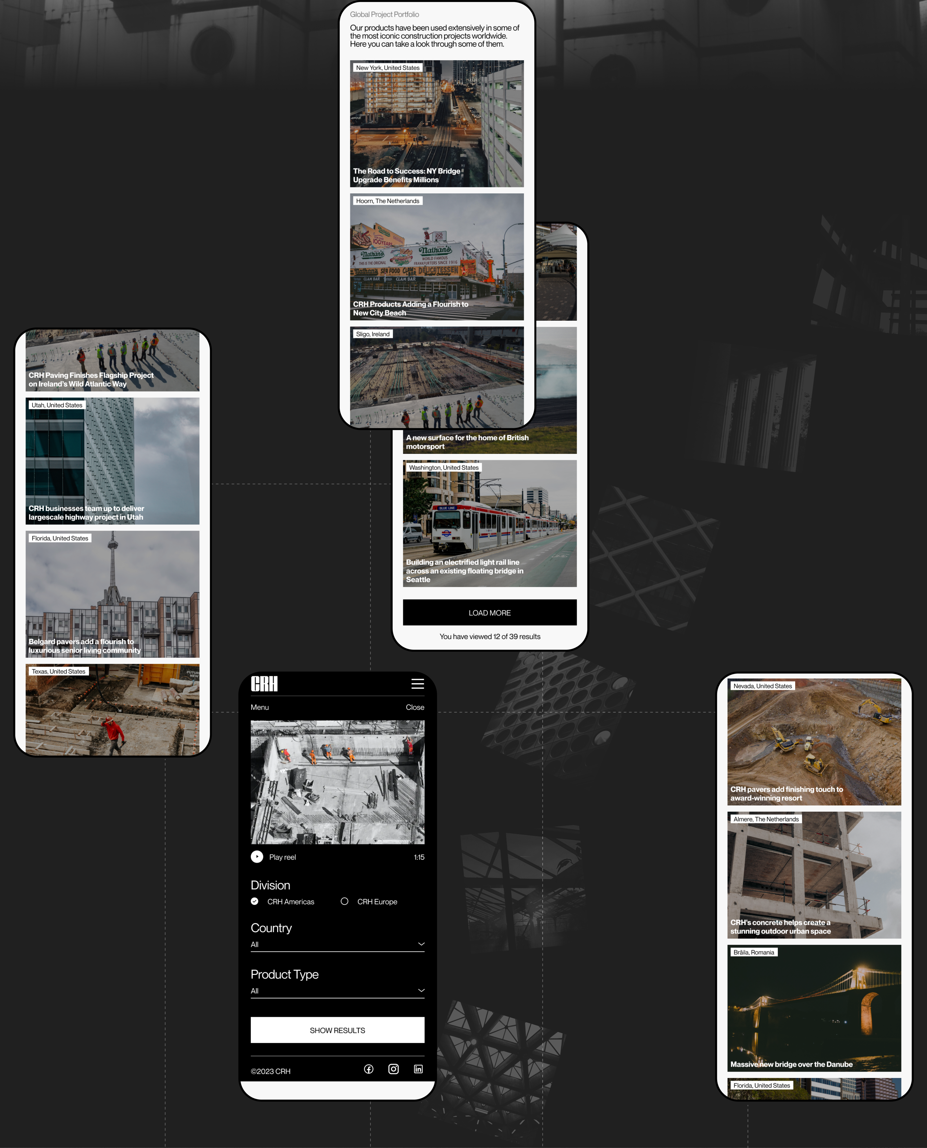 CRH Company | Corporate site | Redesign — Изображение №6 — Интерфейсы на Dprofile