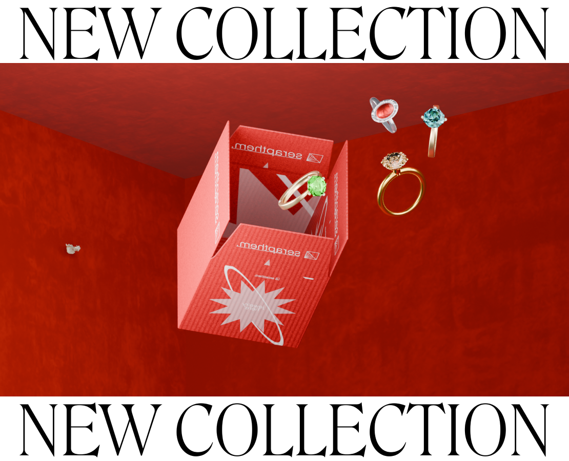 Serapthem Jewerly shop | UI/UX, branding, 3D, graphic — Брендинг, 3D на Dprofile