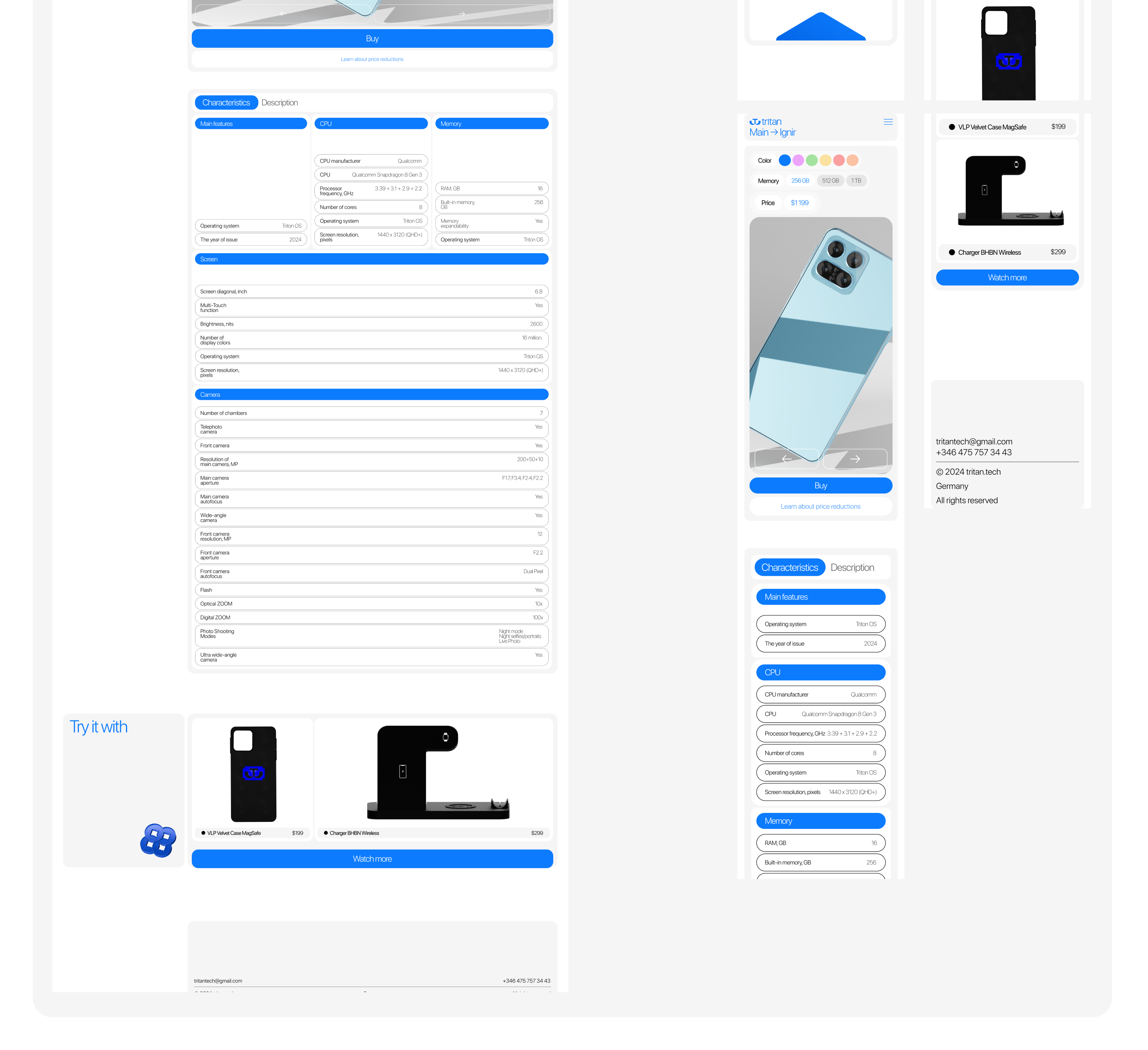 Tritan.tech | online-store | e-commerce — Изображение №8 — Интерфейсы, 3D на Dprofile
