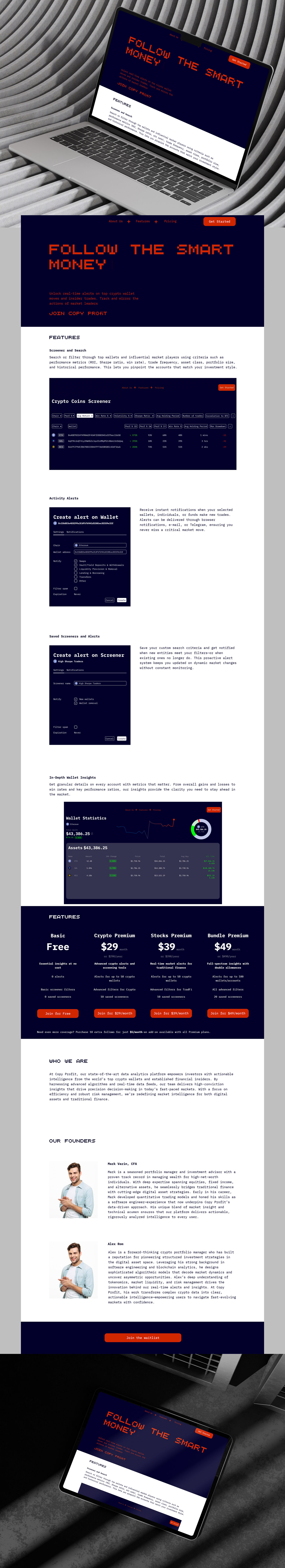 Посадочная страница для fin-tech продукта — Изображение №1 — Интерфейсы на Dprofile
