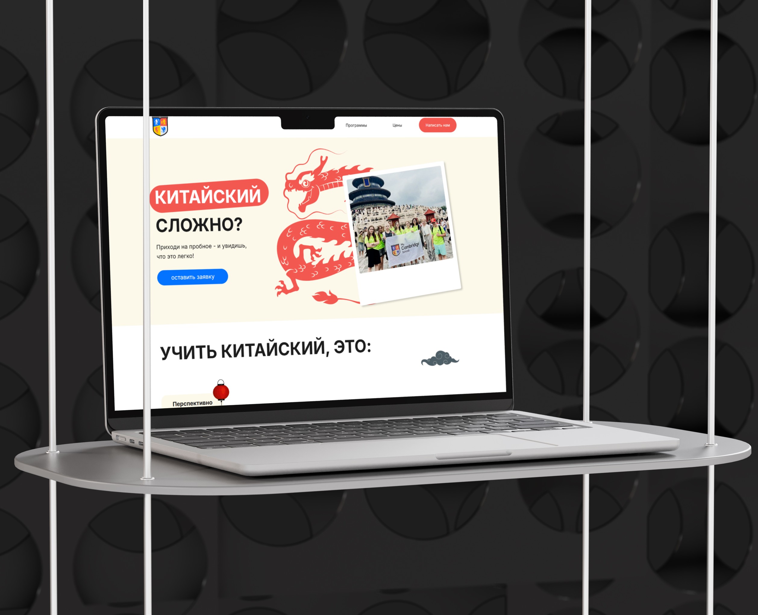 Сайт курсов китайского на Dprofile