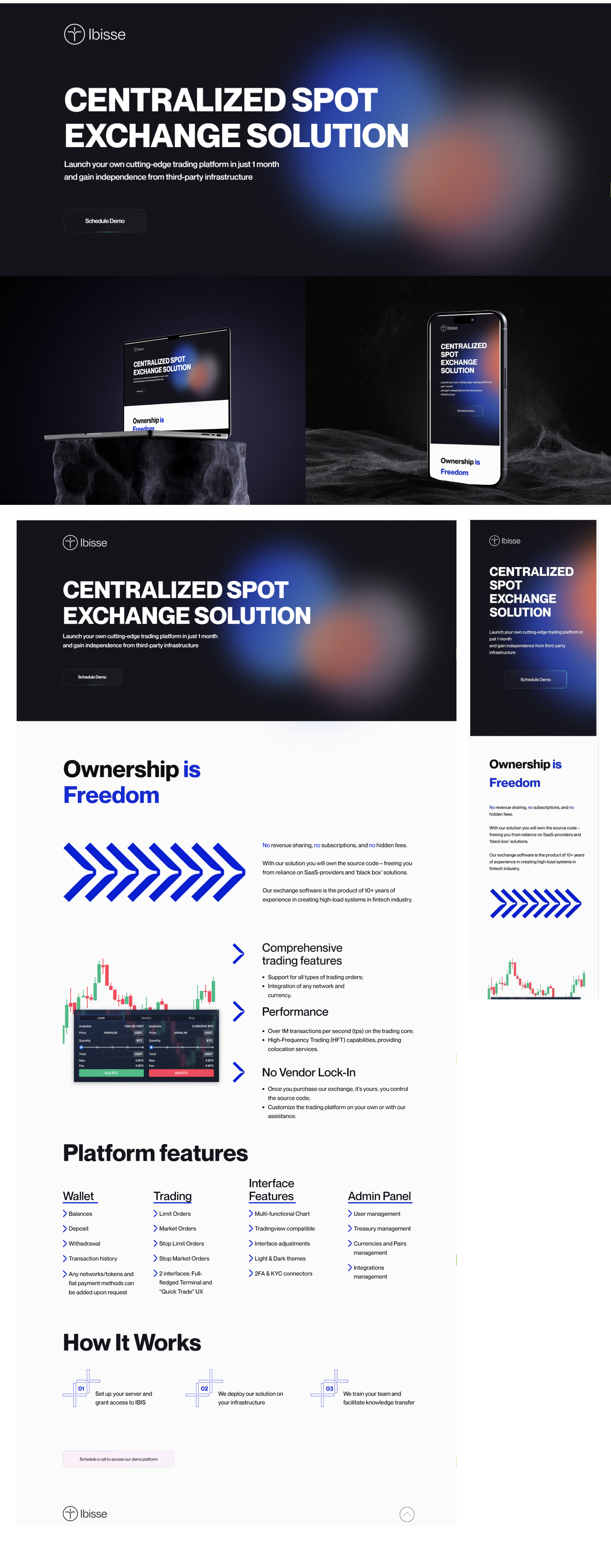 Посадочная страница для Fintech продукта — Изображение №1 — Интерфейсы на Dprofile