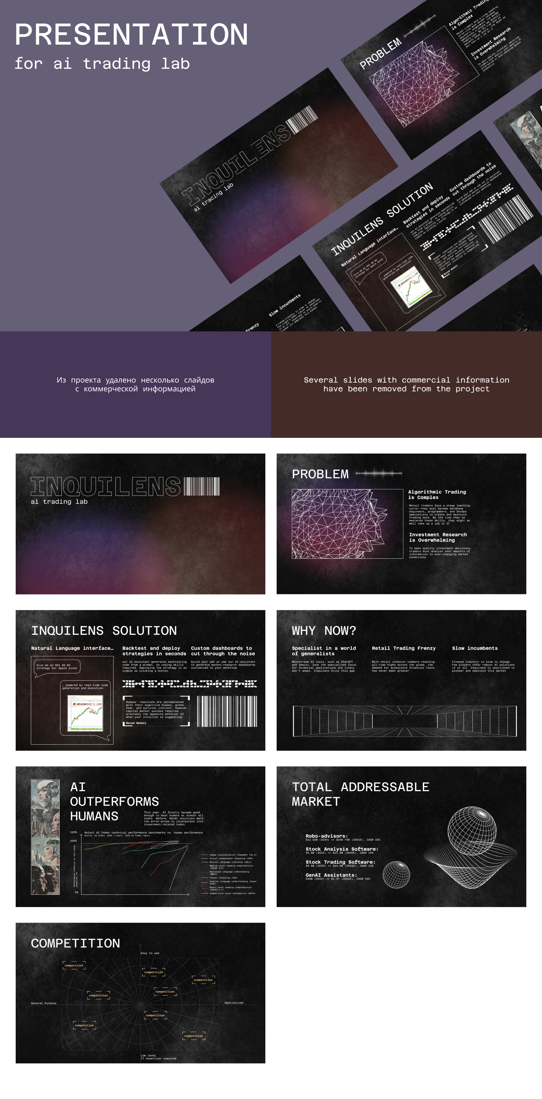 Презентация для AI-tradind проекта — Изображение №1 — Графика на Dprofile