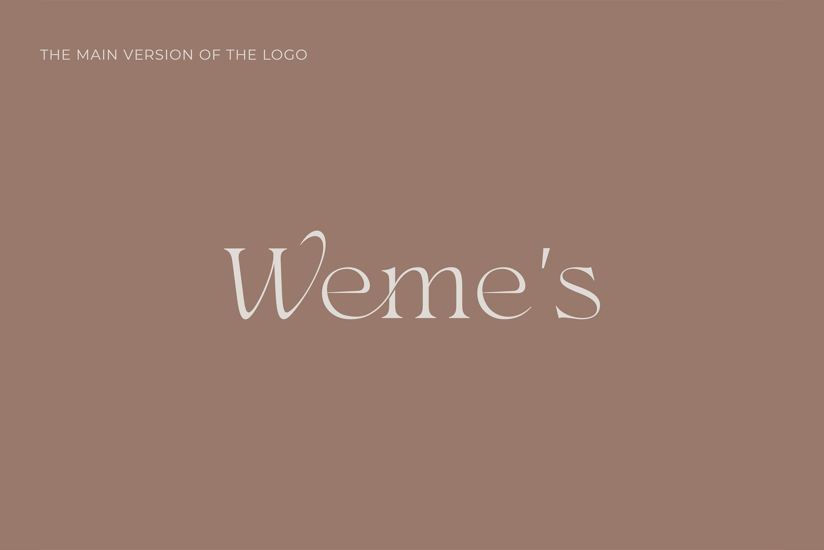 Логотип кондитерской Weme's — Изображение №8 — Брендинг на Dprofile