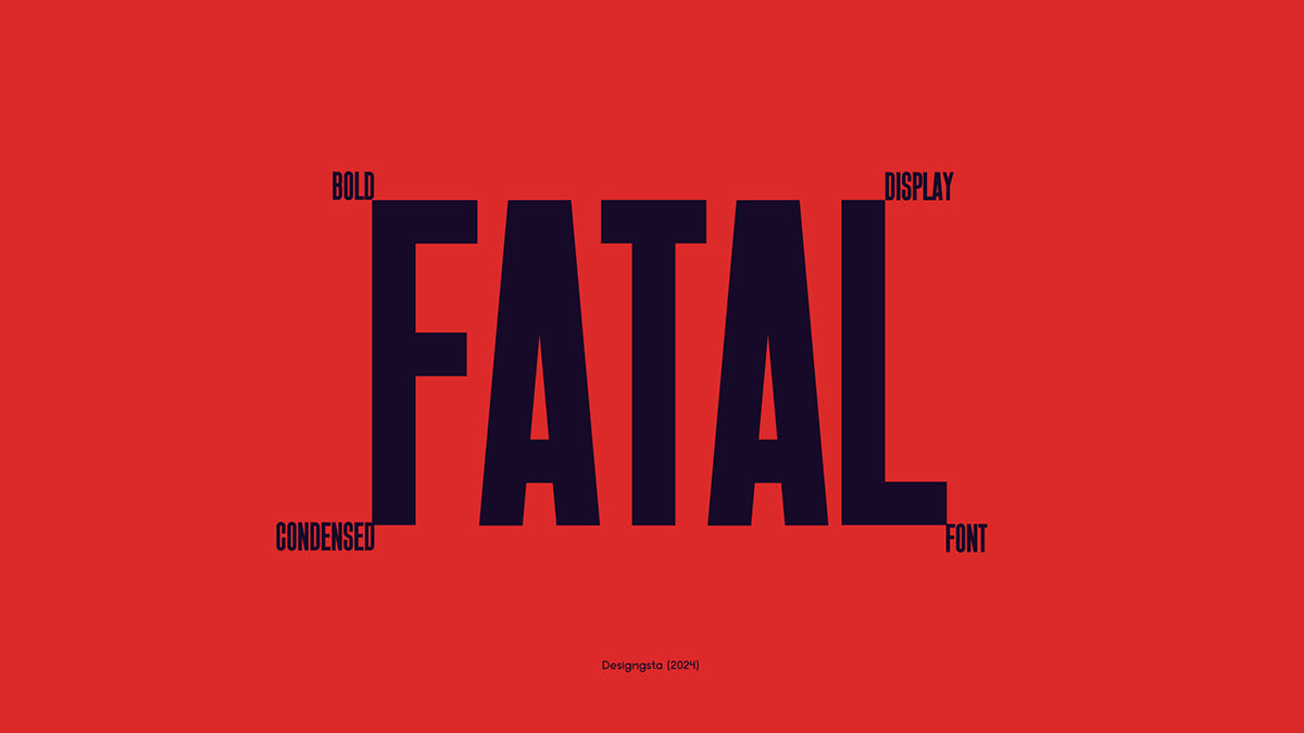 Шрифт Fatal Bold (Condensed) — Изображение №1 — Графика на Dprofile