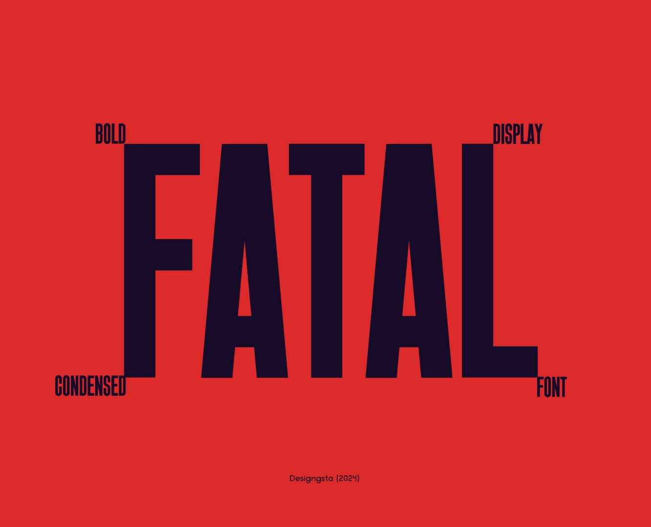 Шрифт Fatal Bold (Condensed) — Графика на Dprofile