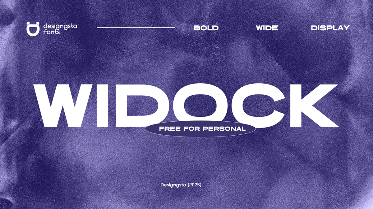 Шрифт Widock — Изображение №1 — Графика на Dprofile