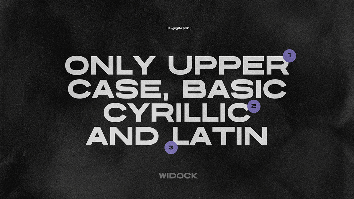 Шрифт Widock — Изображение №10 — Графика на Dprofile