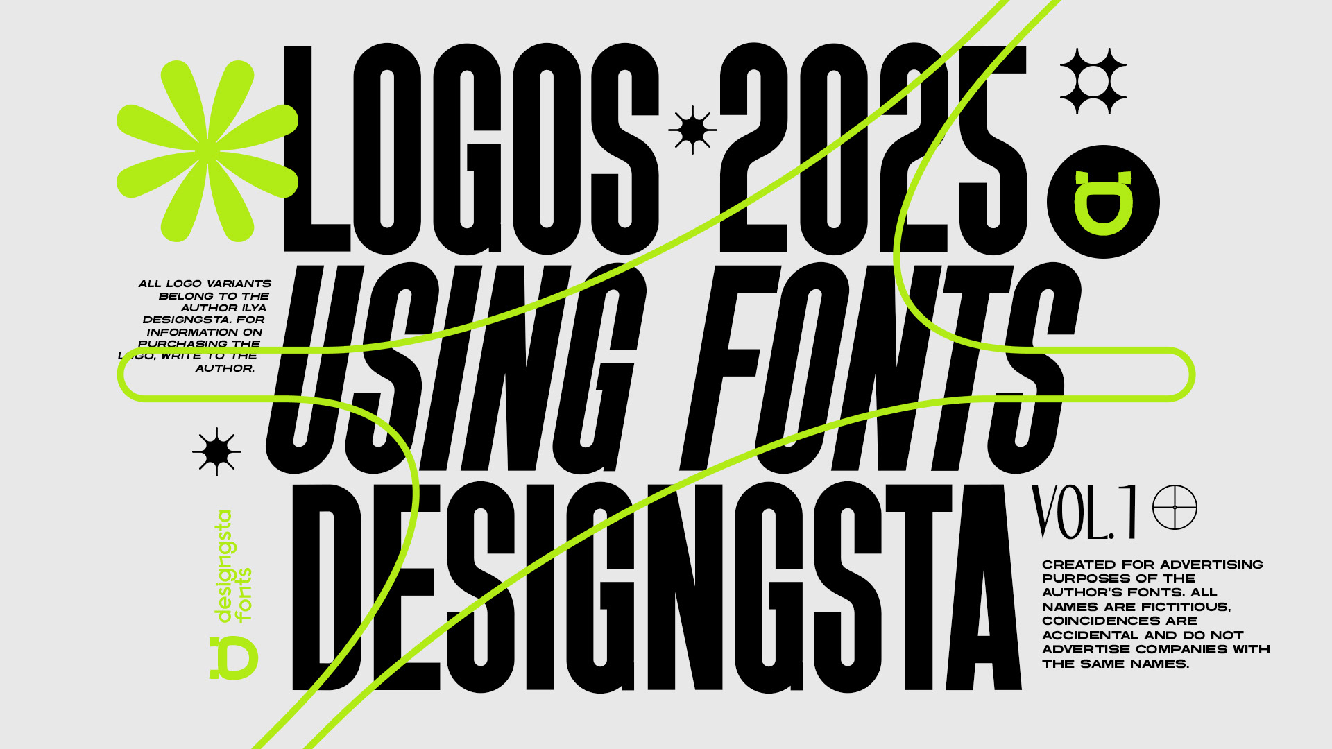 Logofolio (Designgsta fonts) — Изображение №1 — Брендинг, Графика на Dprofile