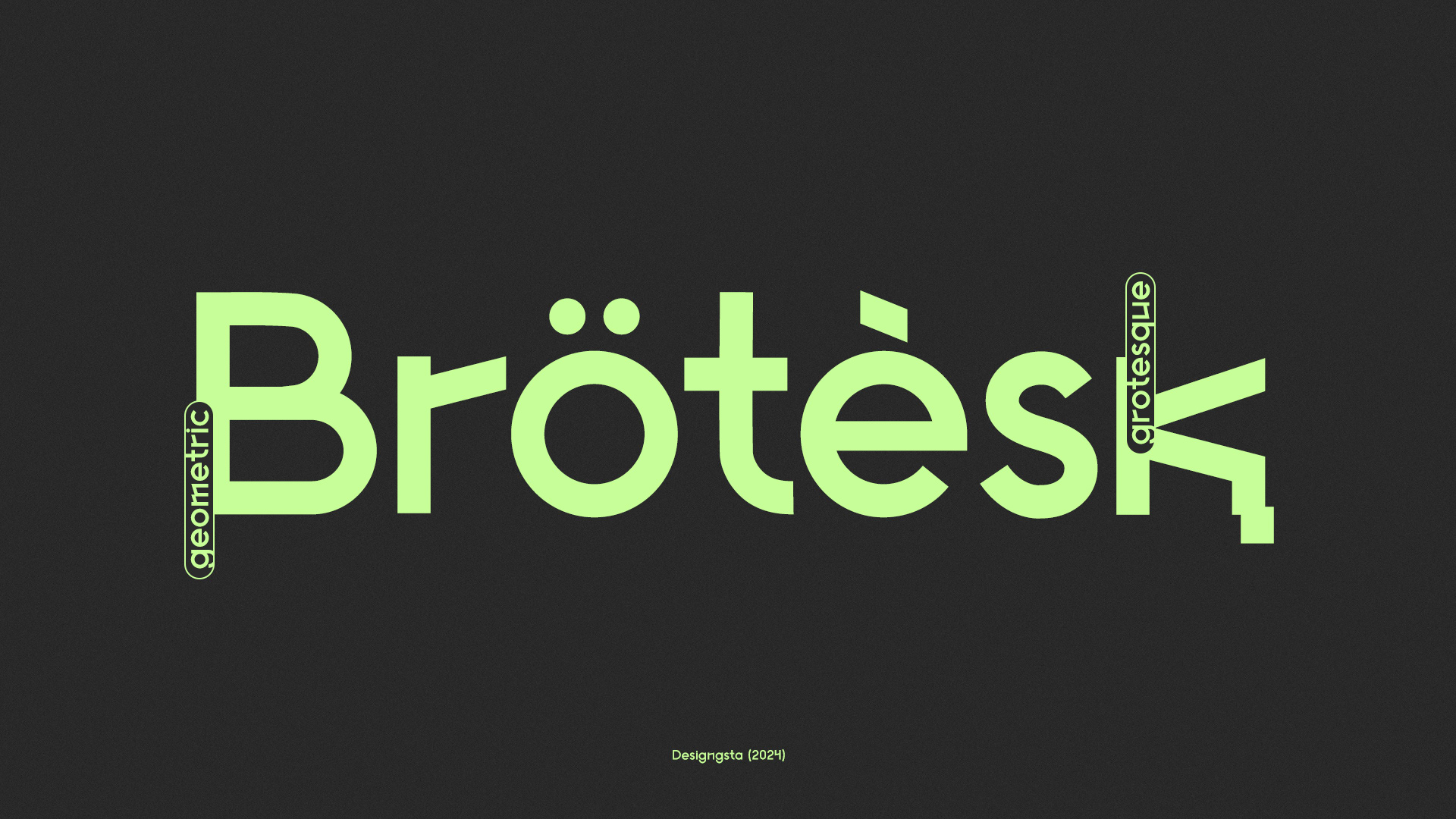 Brotesk Grotesk Typeface — Изображение №1 — Графика на Dprofile