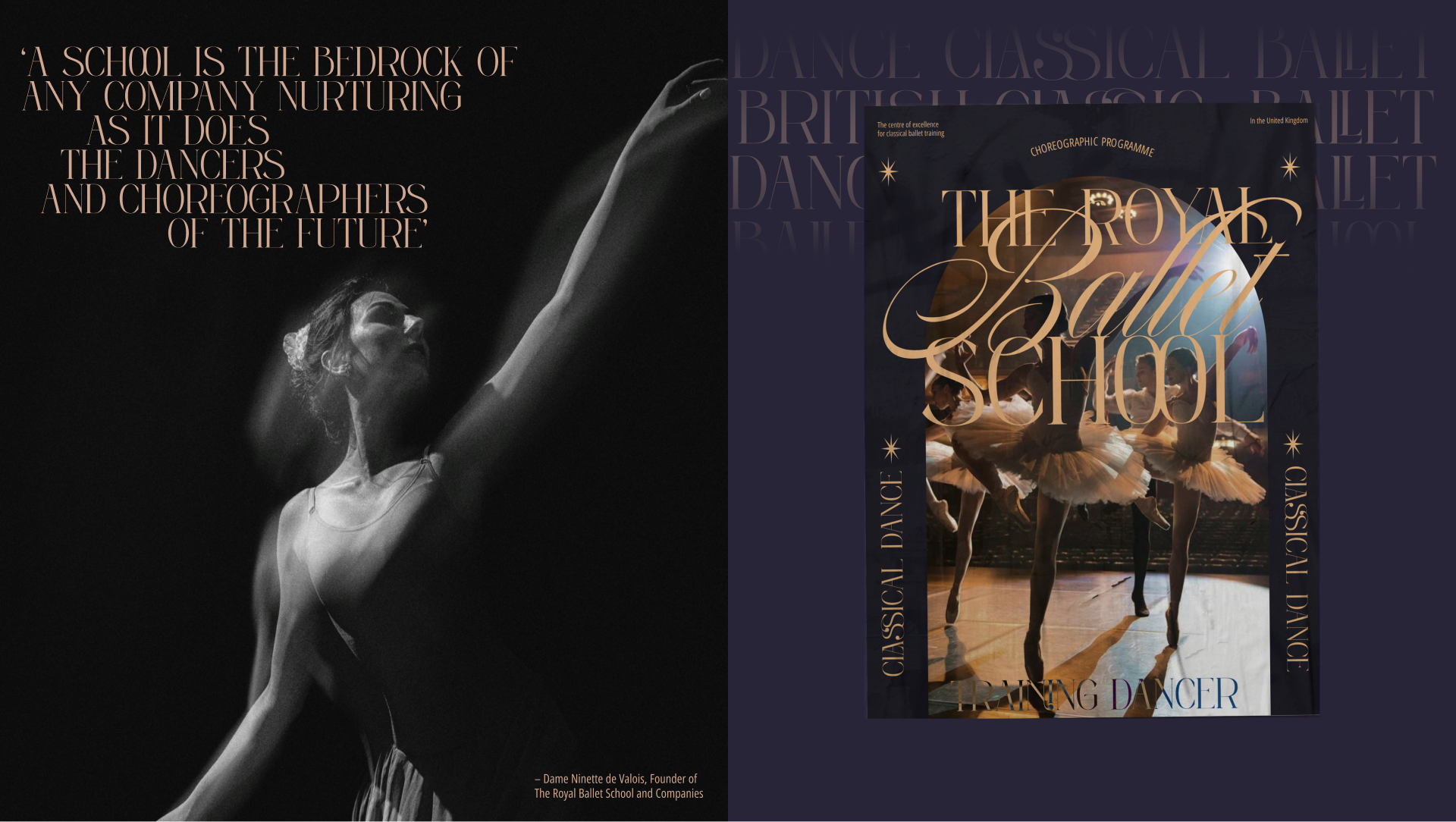 The Royal Ballet School | Корпоративный сайт — Изображение №4 — Интерфейсы, Брендинг на Dprofile
