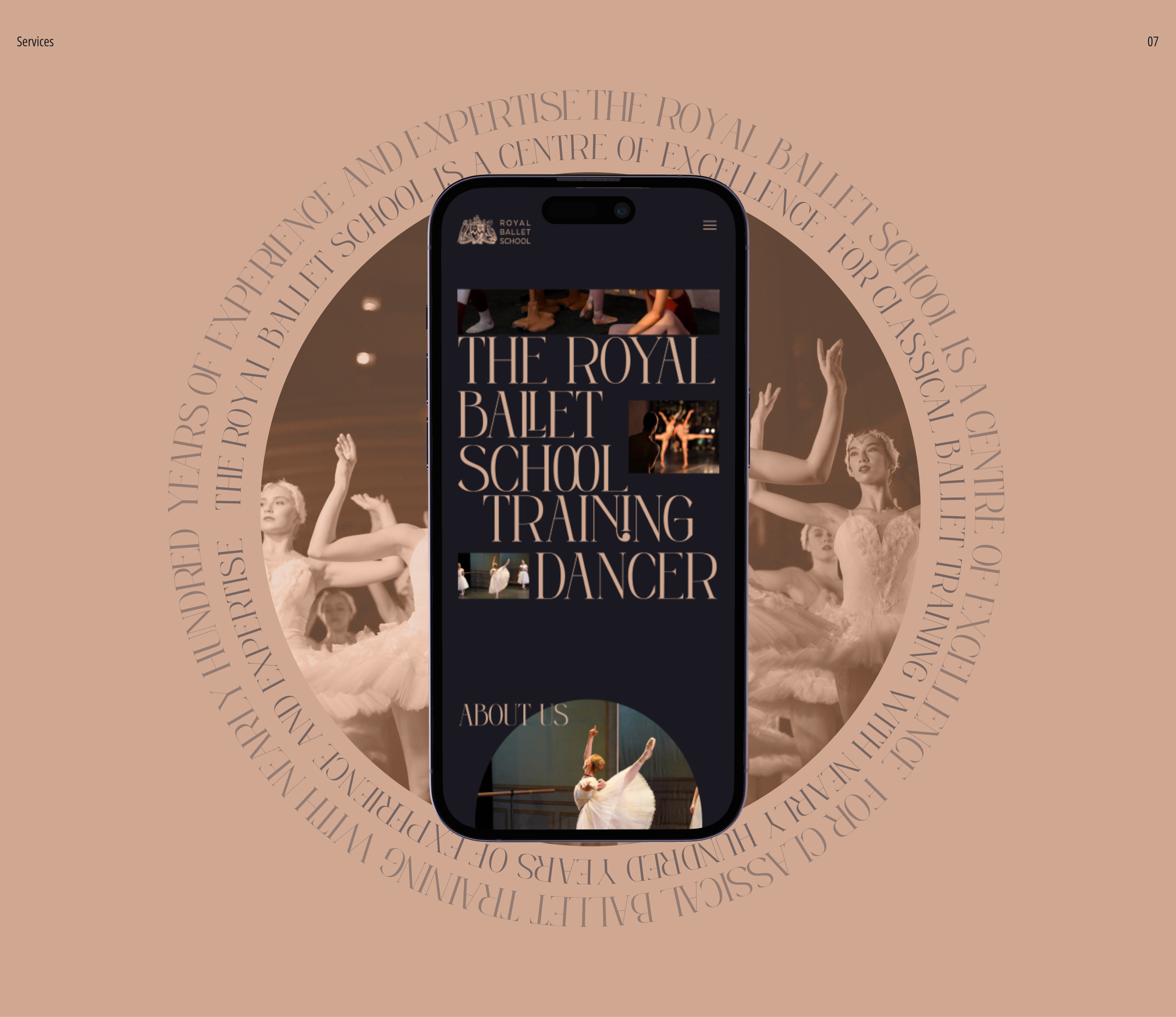 The Royal Ballet School | Корпоративный сайт — Изображение №6 — Интерфейсы, Брендинг на Dprofile