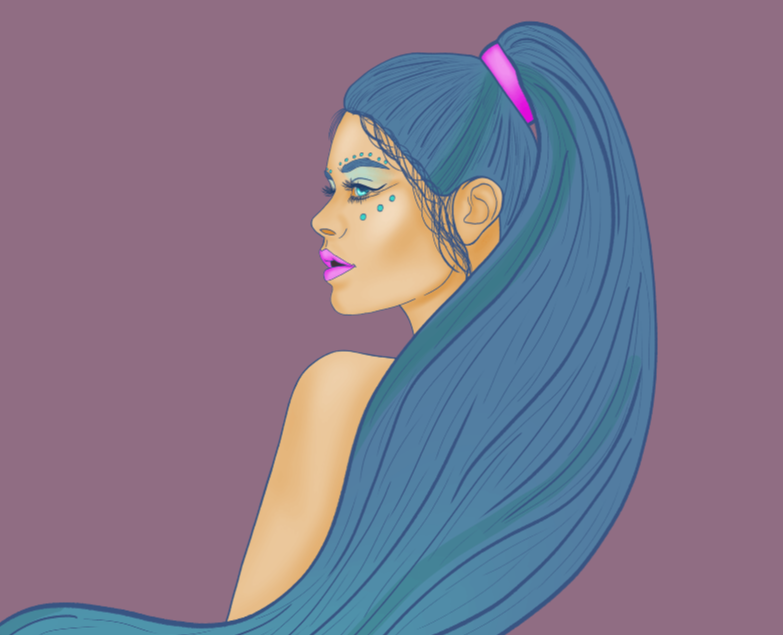 Mood color blue — Иллюстрация, Анимация на Dprofile
