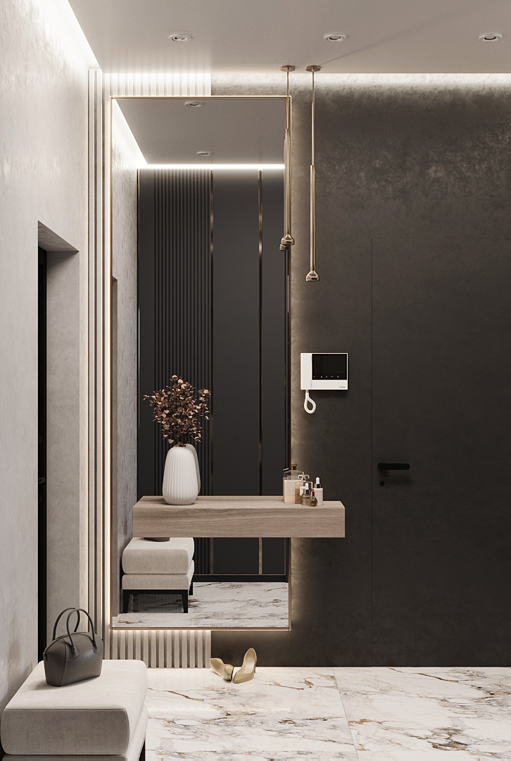 Дизайн и визуализация двухкомнатной квартиры — Изображение №12 — 3D на Dprofile