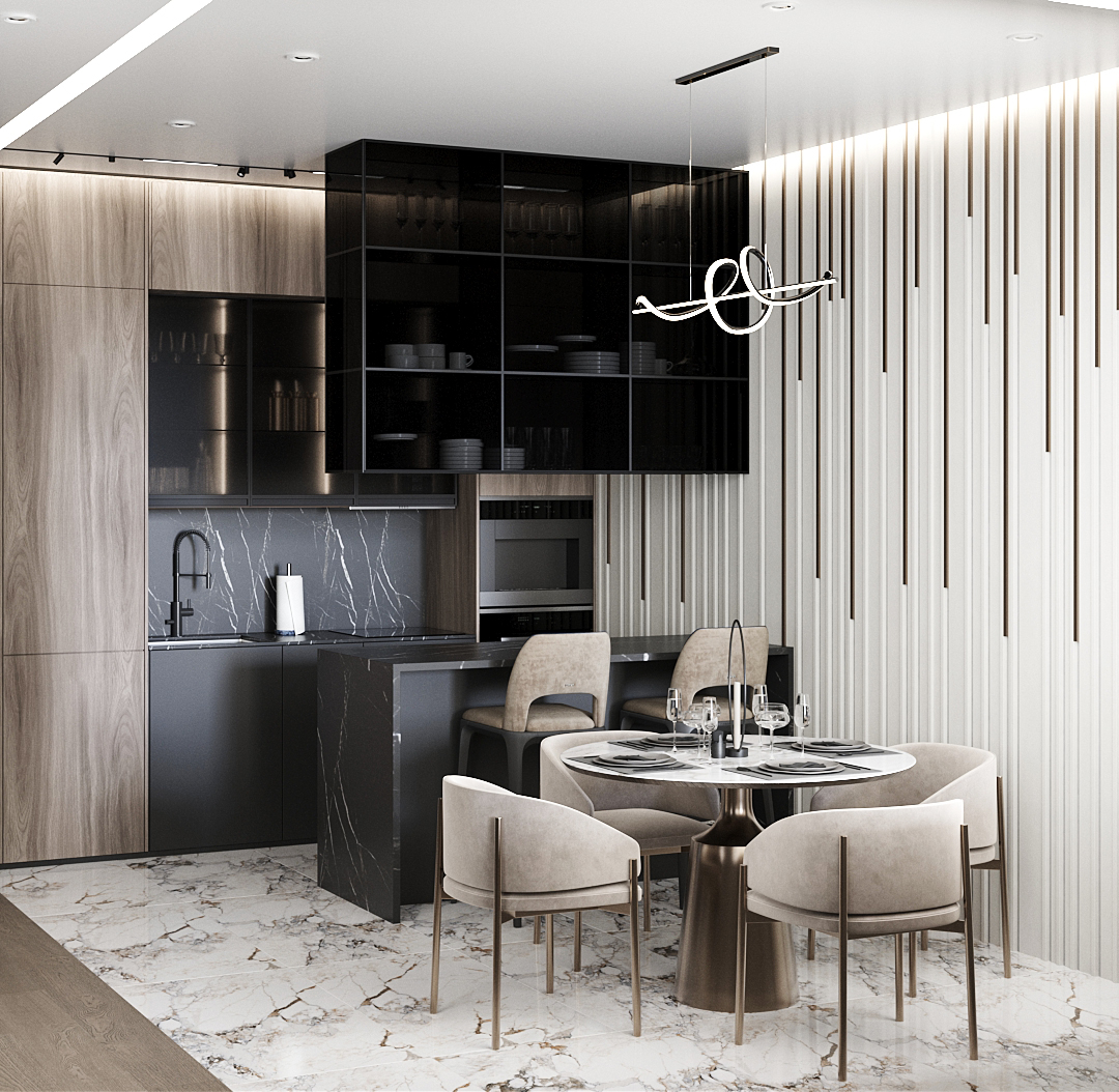 Дизайн и визуализация двухкомнатной квартиры — Изображение №1 — 3D на Dprofile