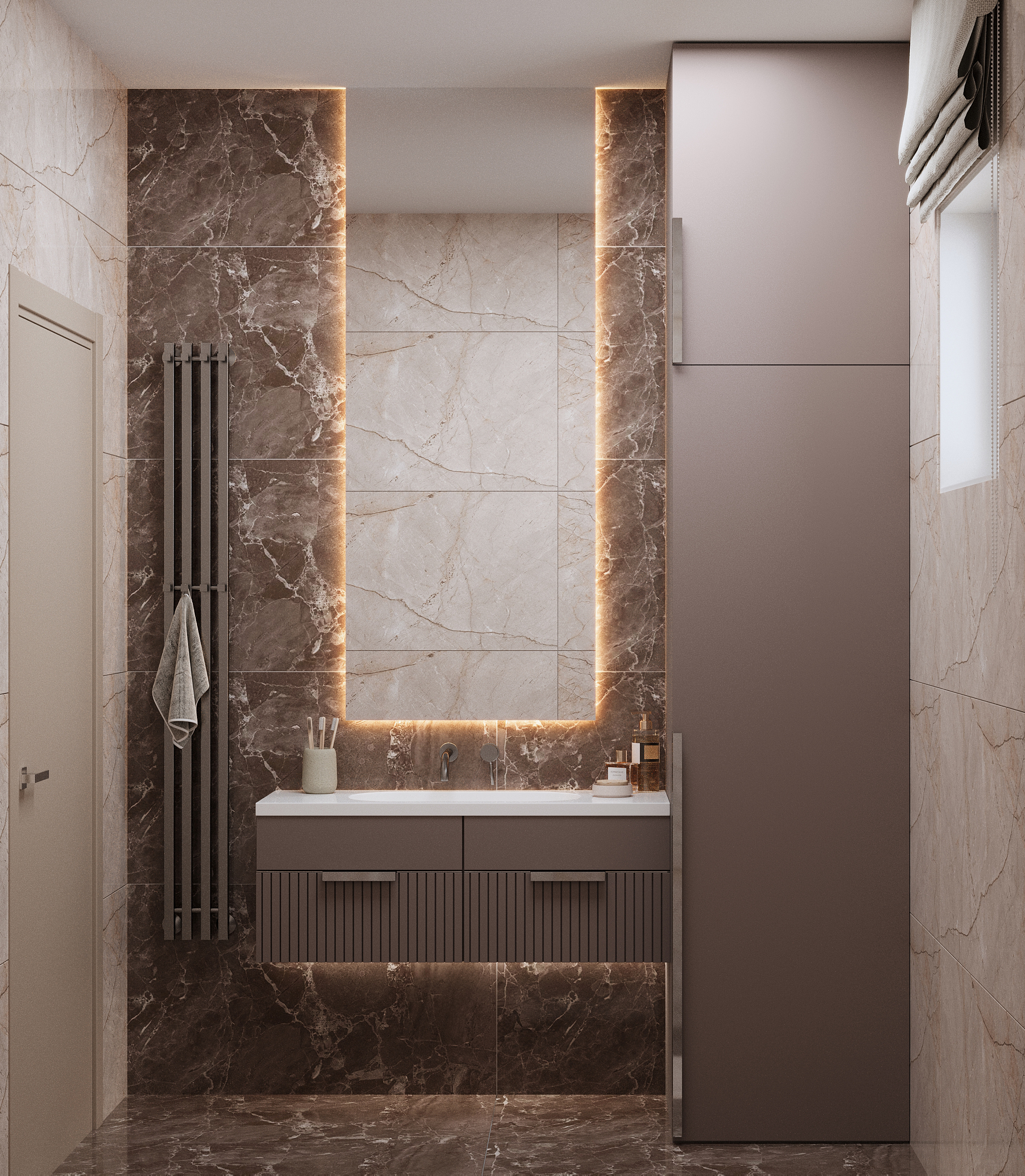 Визуализация вариантов дизайна санузладля заказчика — Изображение №3 — 3D на Dprofile