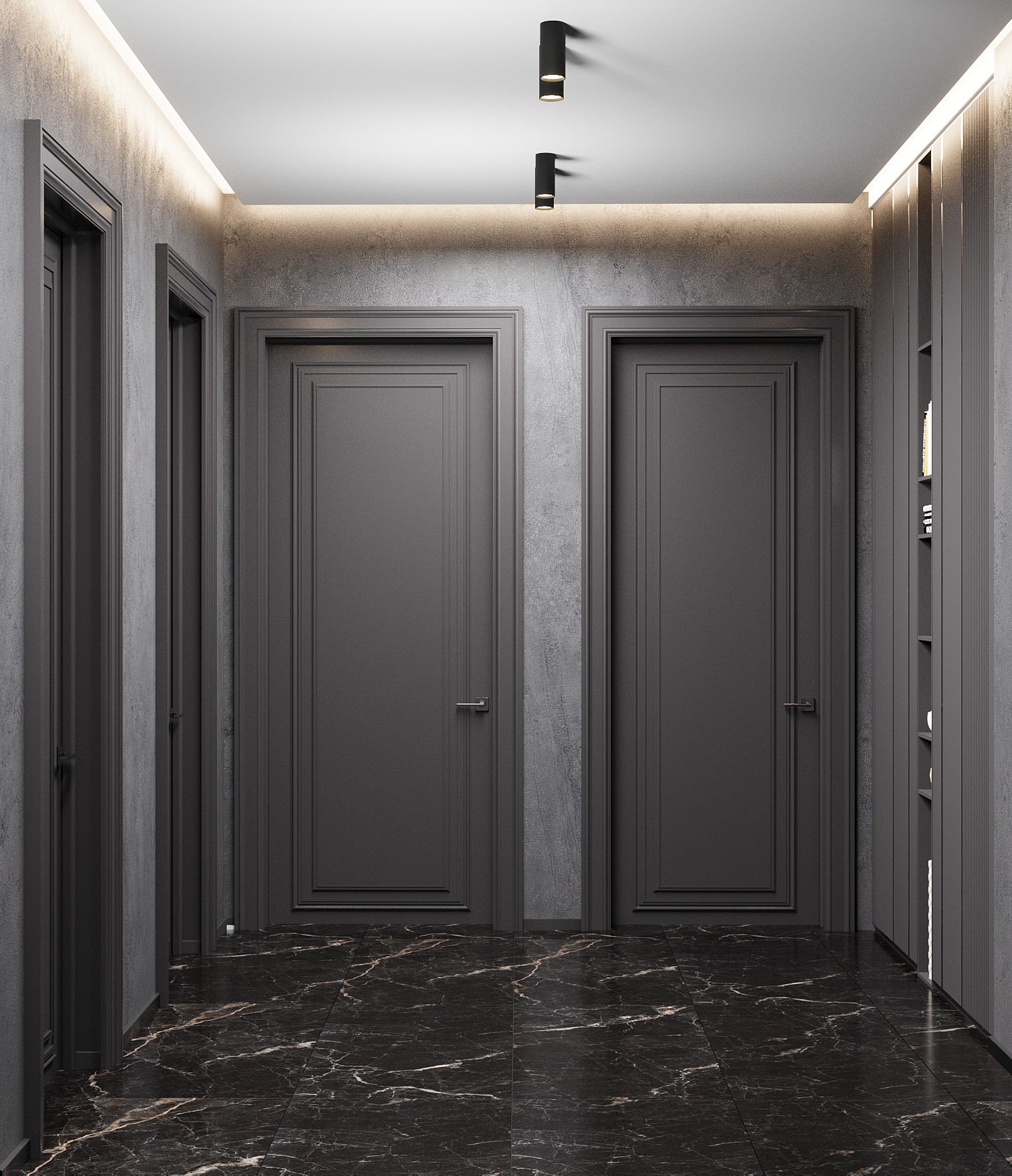 Визуализация кухни-гостинной и прихожей — Изображение №8 — 3D на Dprofile