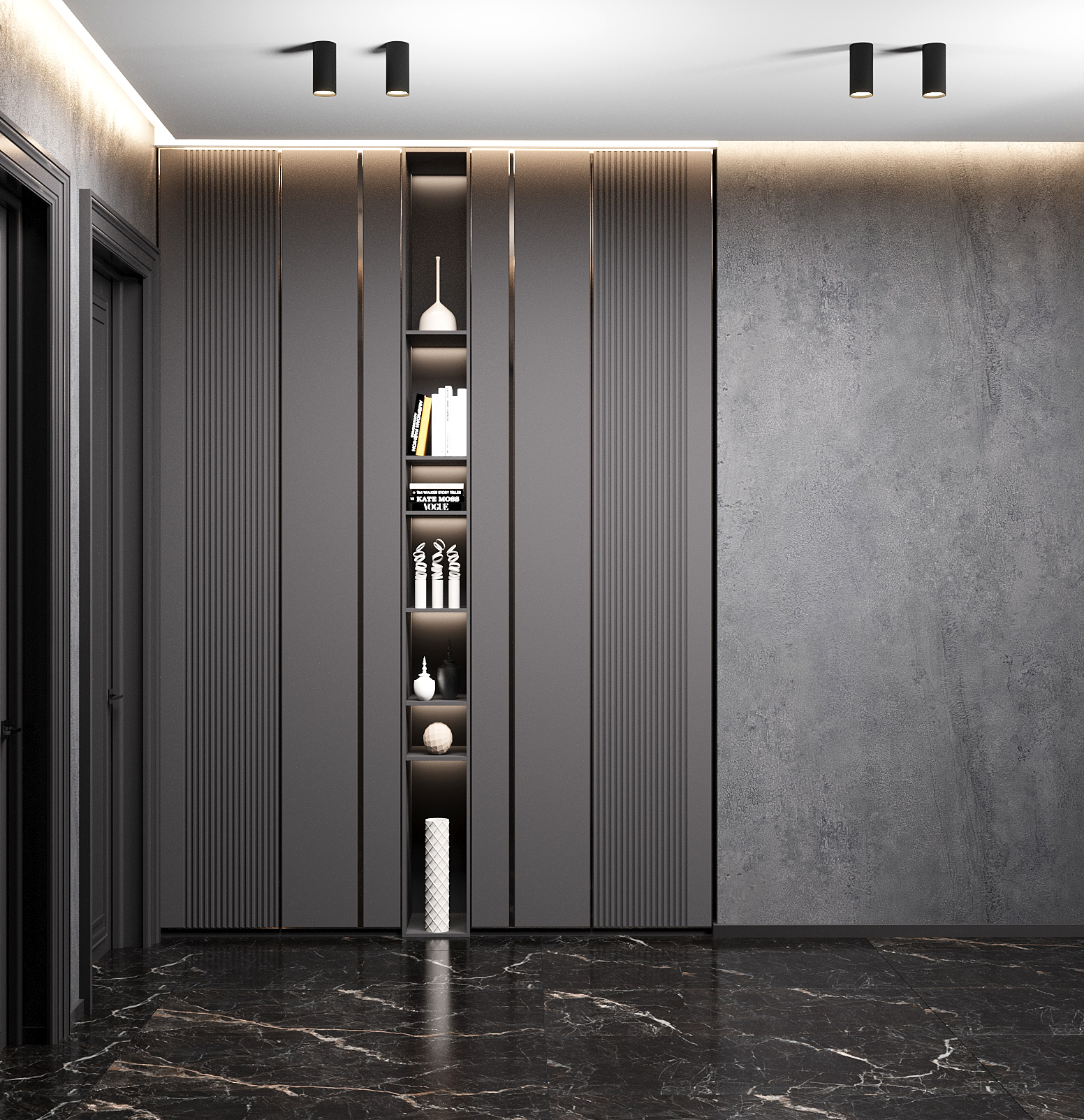 Визуализация кухни-гостинной и прихожей — Изображение №9 — 3D на Dprofile