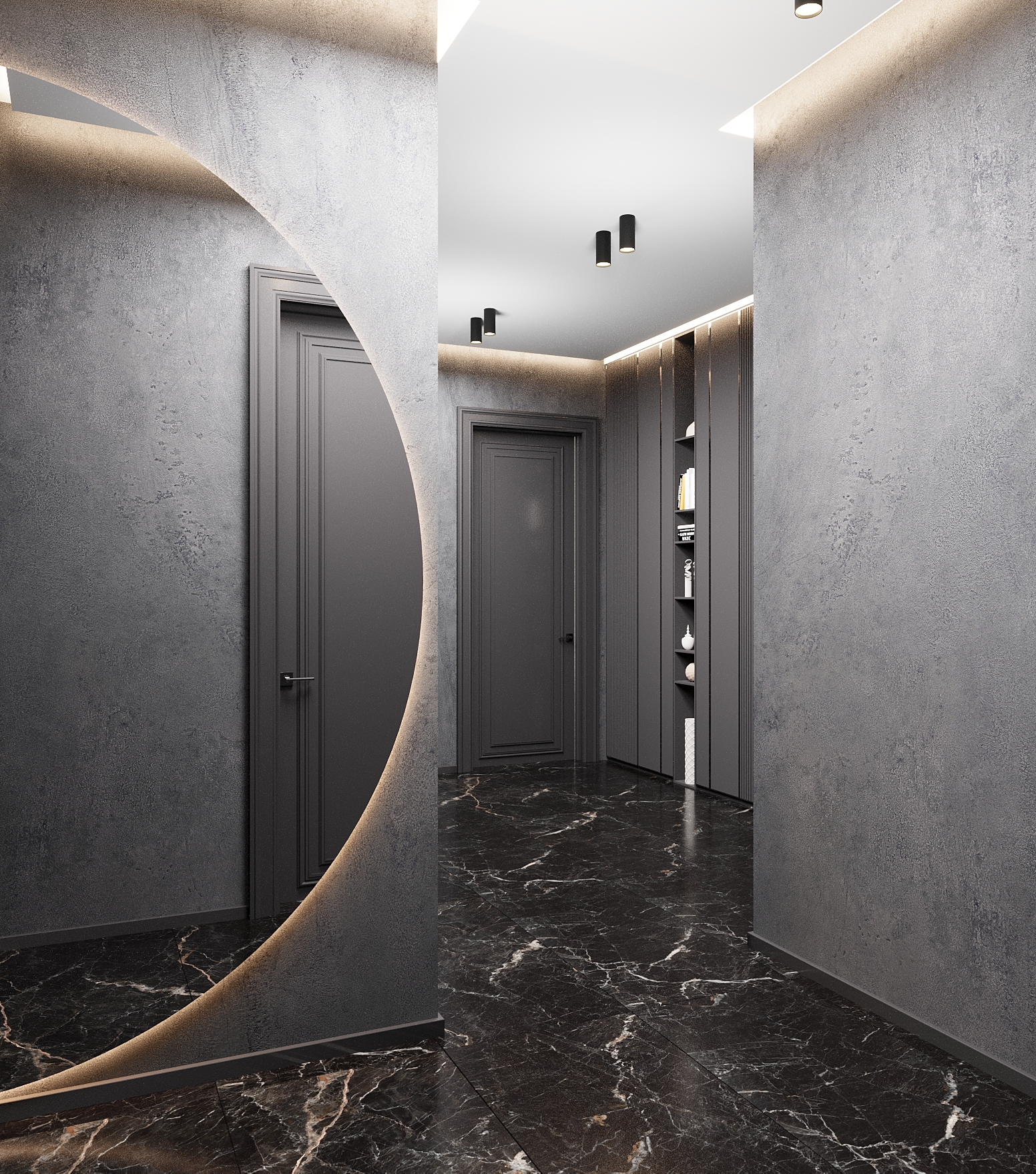 Визуализация кухни-гостинной и прихожей — Изображение №7 — 3D на Dprofile