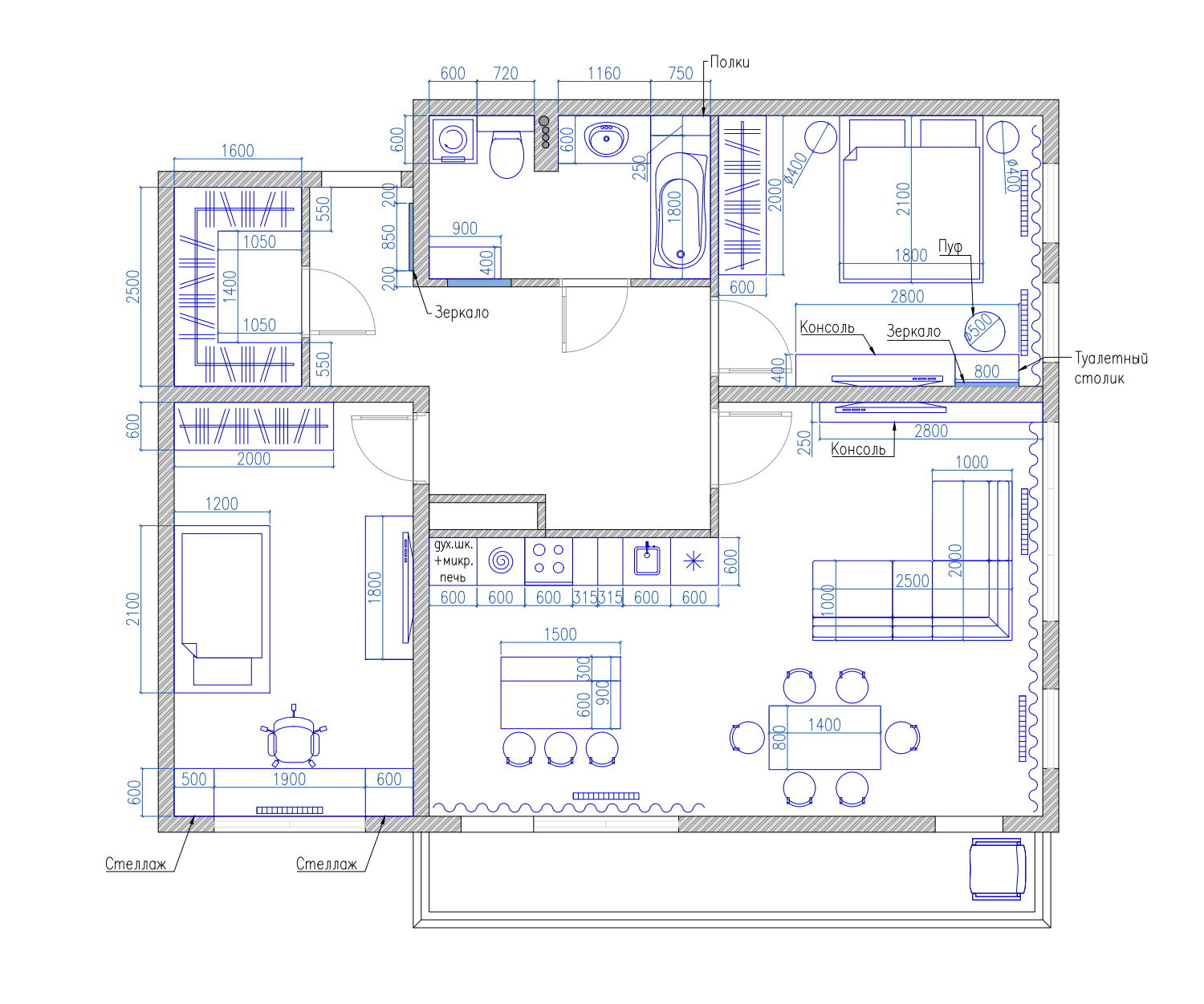 Визуализация кухни-гостинной и прихожей — Изображение №13 — 3D на Dprofile