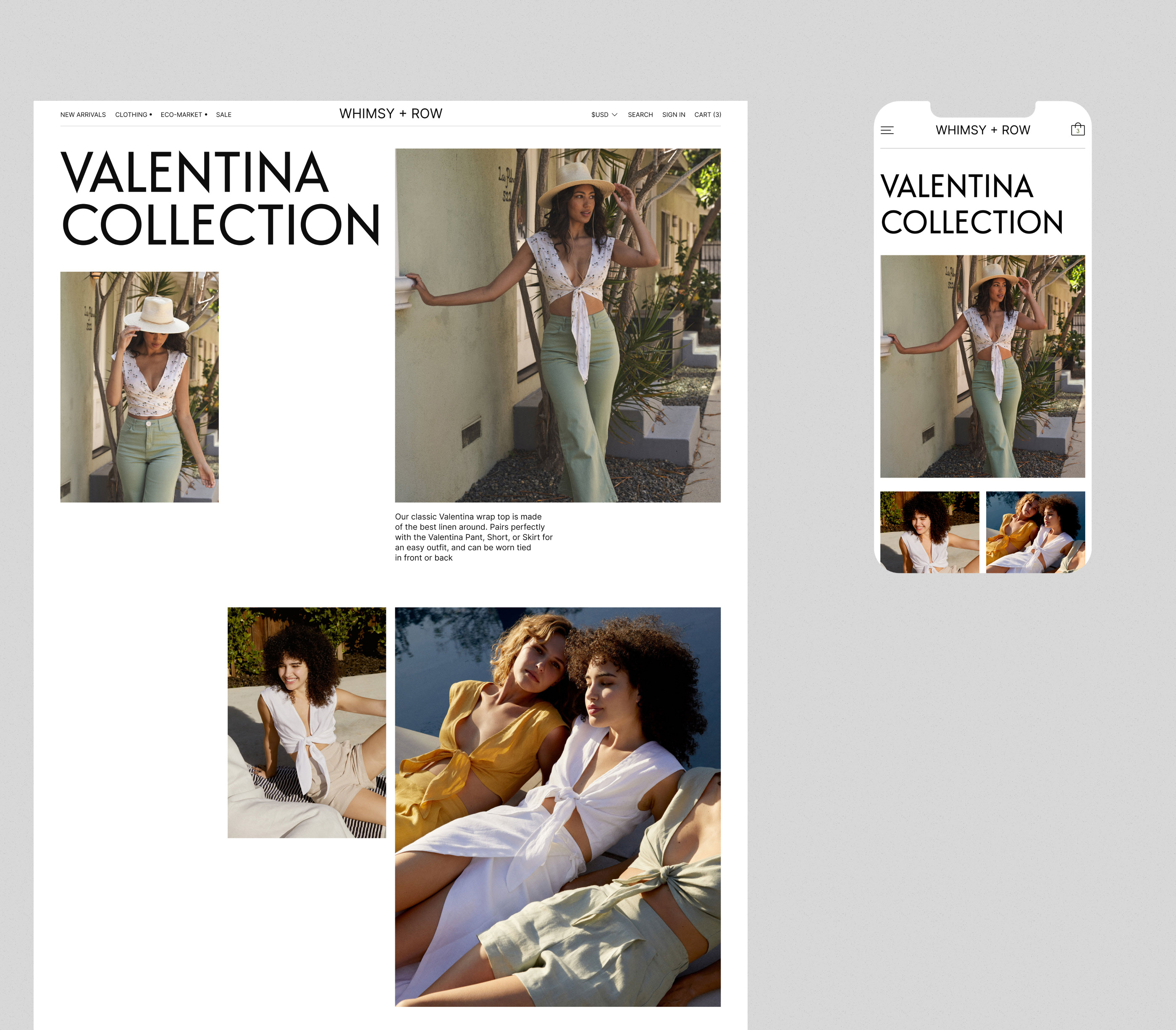 WHIMSY + ROW | E-commerce redesign — Изображение №13 — Интерфейсы на Dprofile