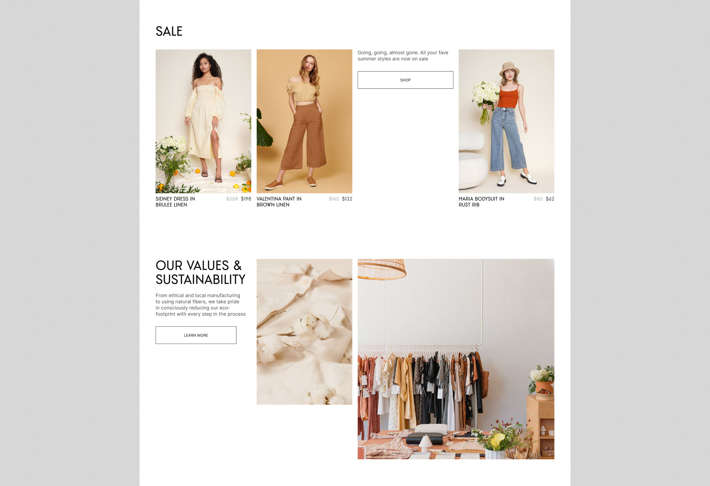 WHIMSY + ROW | E-commerce redesign — Изображение №4 — Интерфейсы на Dprofile