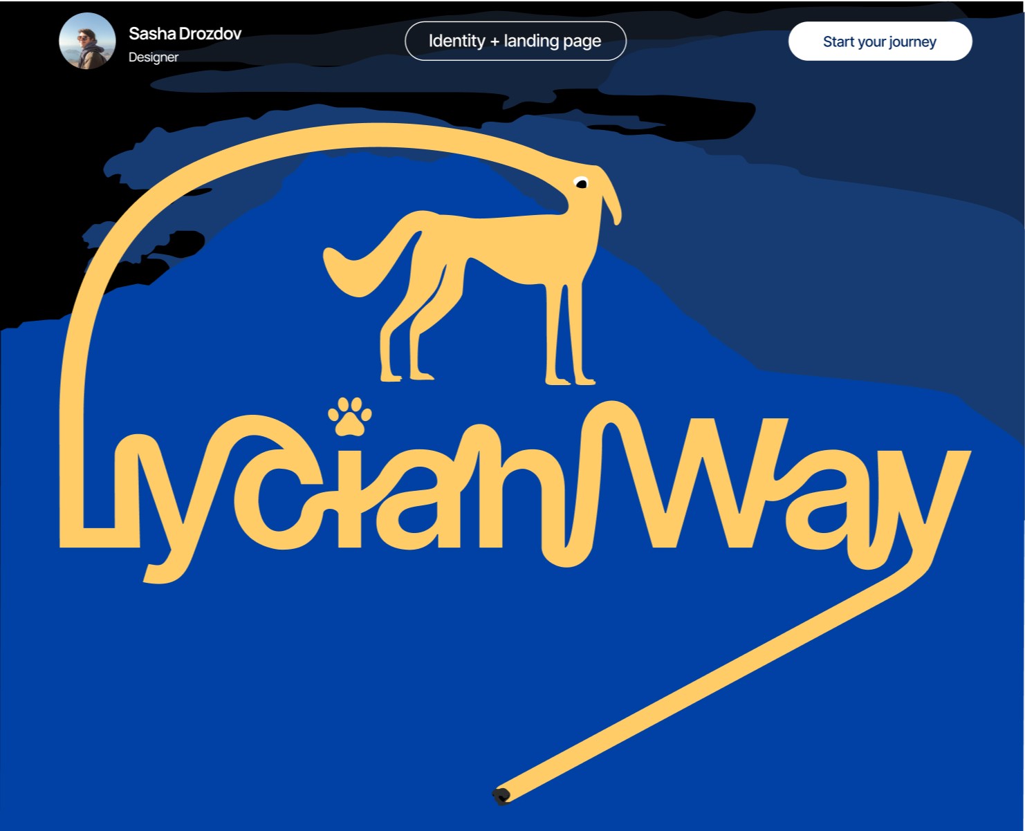 Landing page for hiking — Брендинг, Иллюстрация на Dprofile