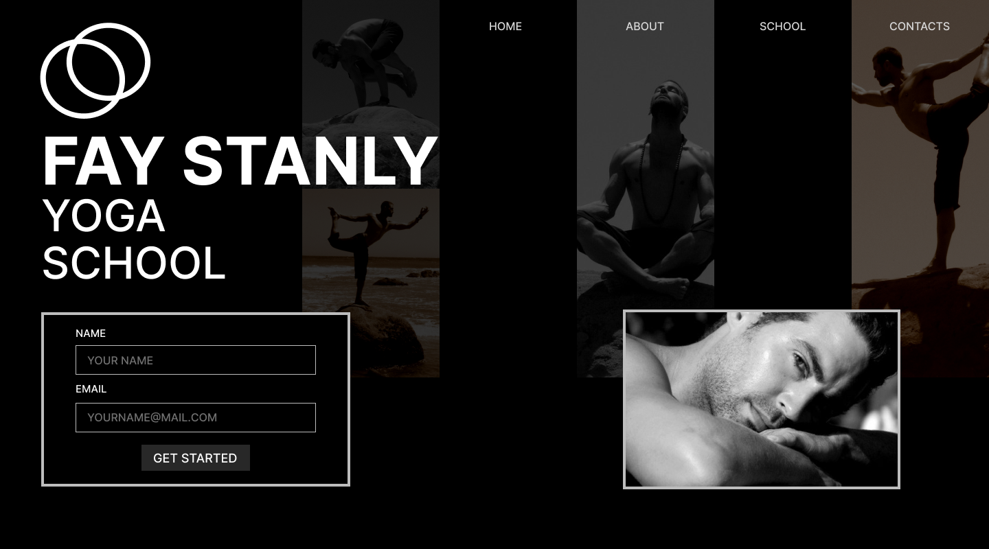 Fay Stanly landing page design — Изображение №1 — Интерфейсы на Dprofile