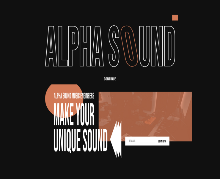 Лендинг пейдж | Landing page Alpha на Dprofile
