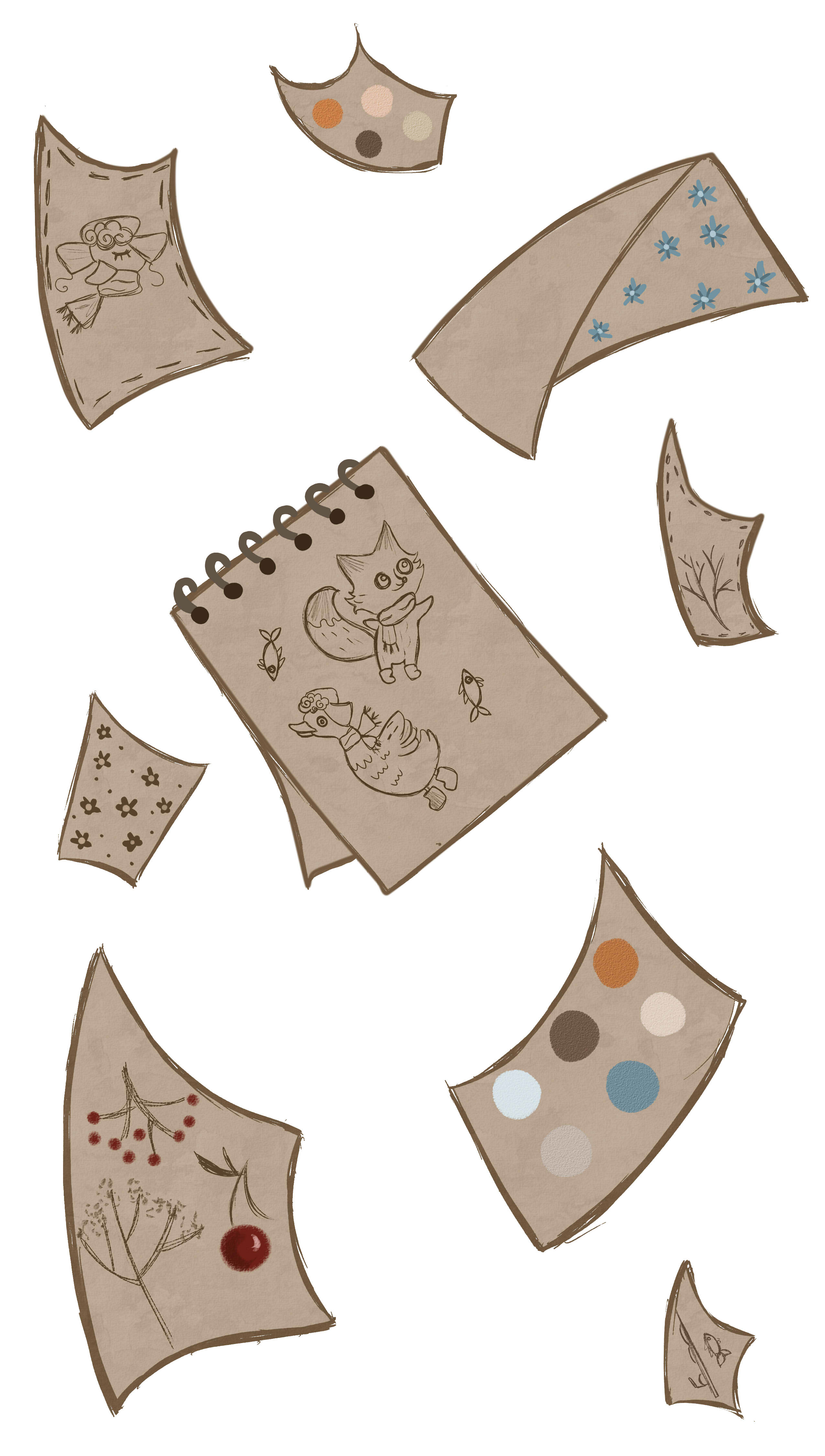Character design | Goose and Fox — Изображение №2 — Иллюстрация на Dprofile
