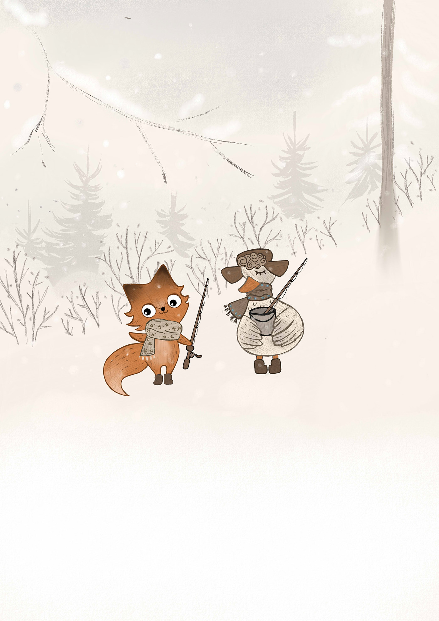 Character design | Goose and Fox — Изображение №11 — Иллюстрация на Dprofile