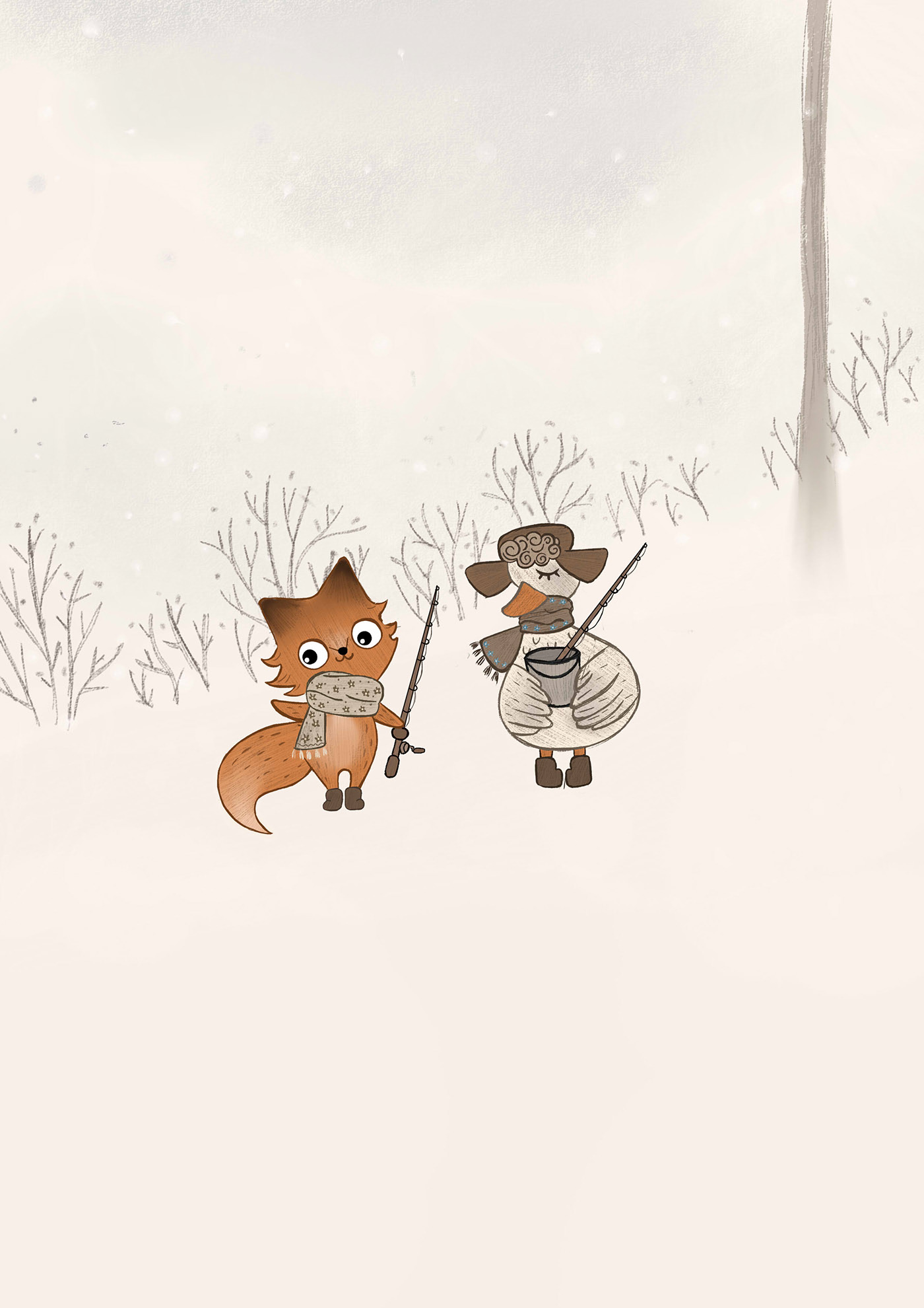 Character design | Goose and Fox — Изображение №10 — Иллюстрация на Dprofile