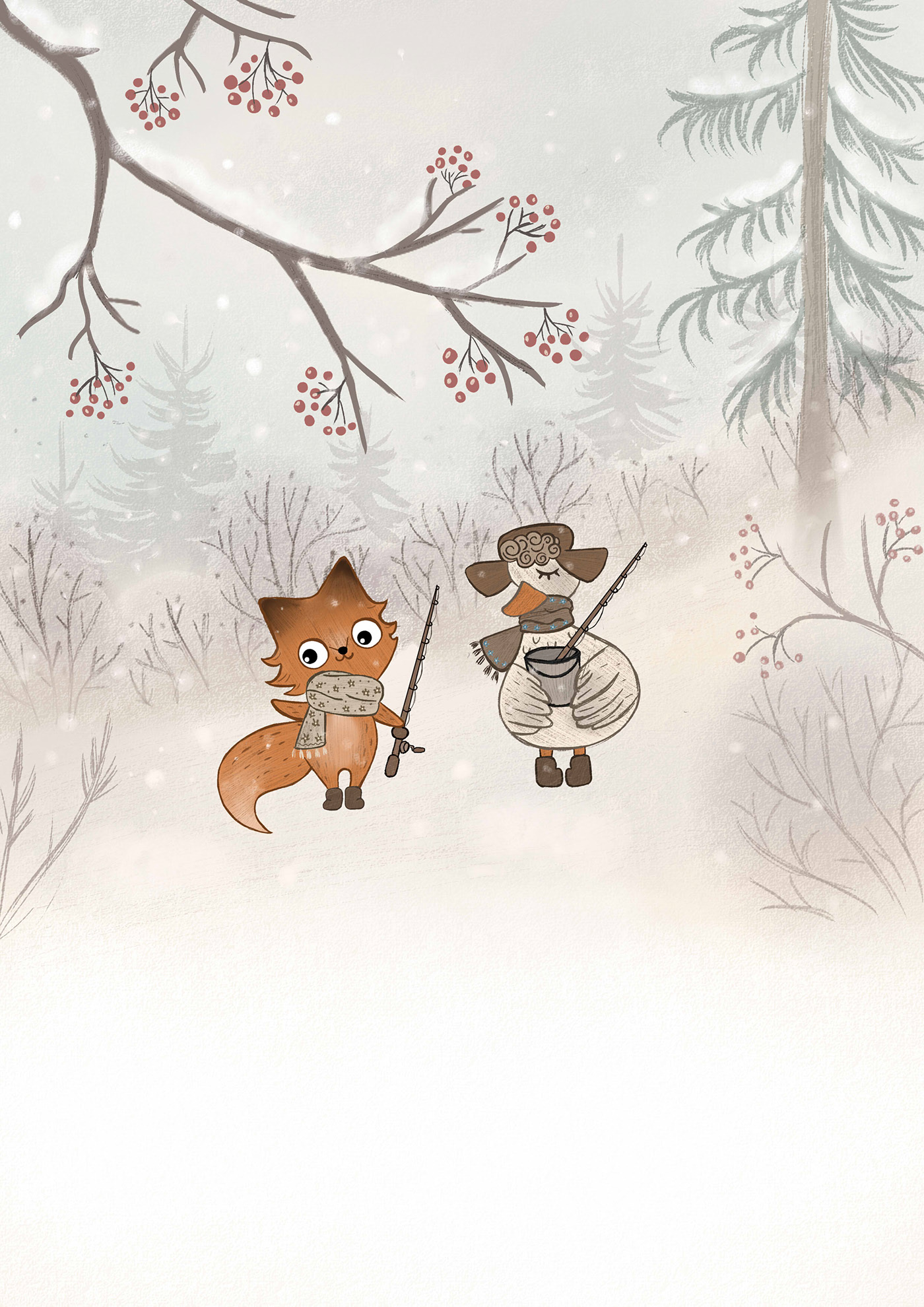 Character design | Goose and Fox — Изображение №12 — Иллюстрация на Dprofile
