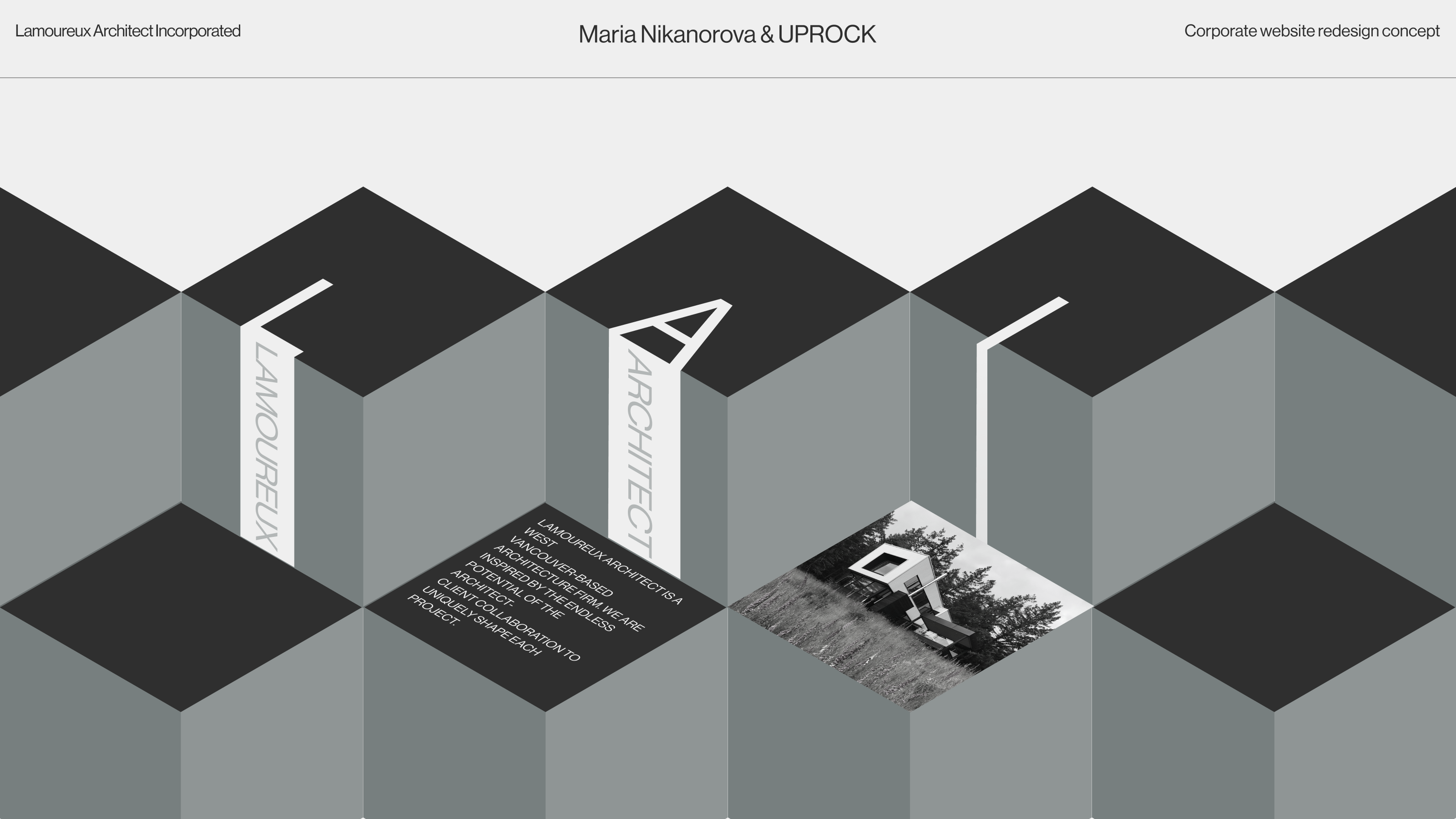 Lamoureux Architect Redesign — Изображение №1 — Интерфейсы, Анимация на Dprofile