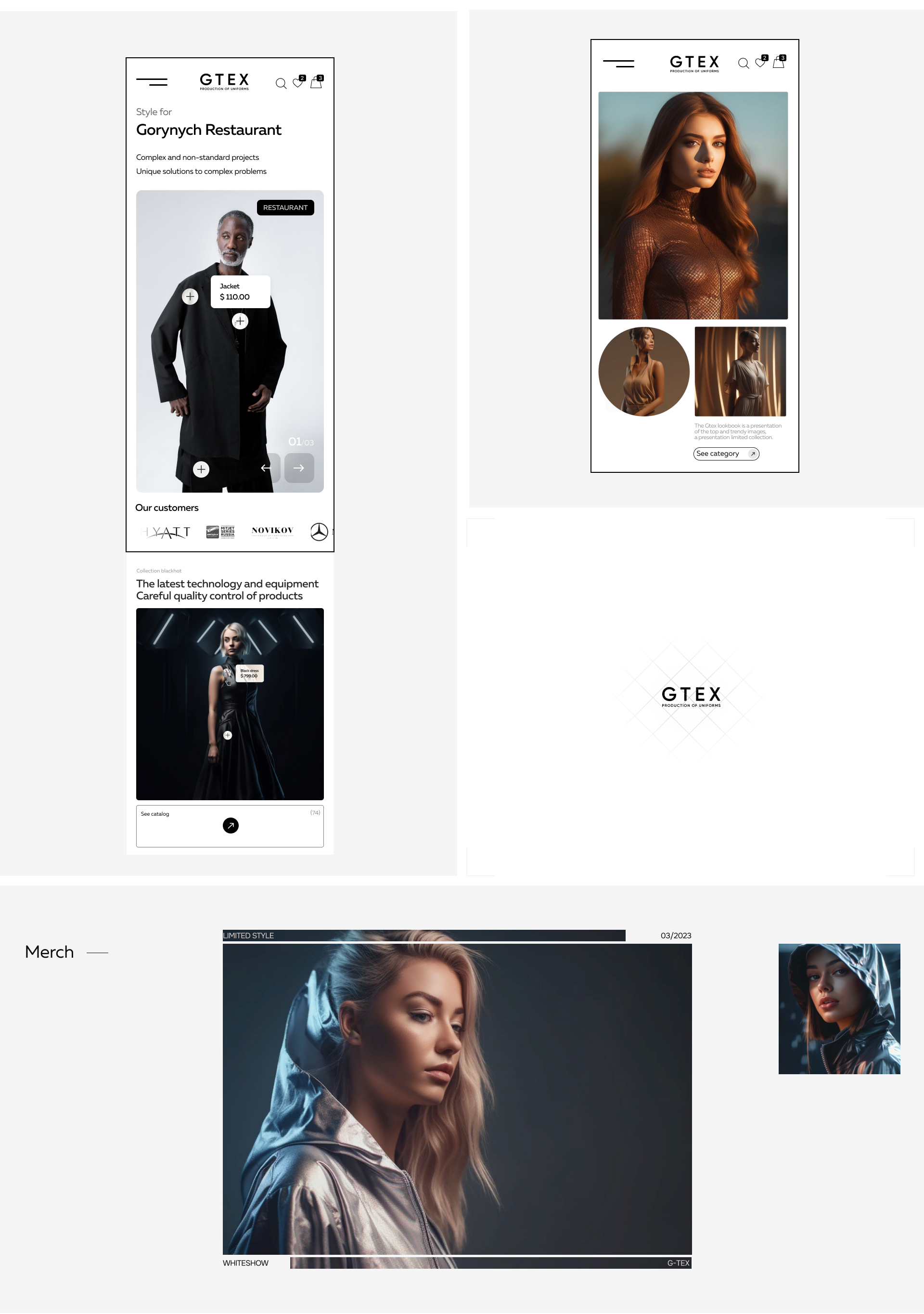 G-tex | e-commerce — Изображение №3 — Интерфейсы на Dprofile