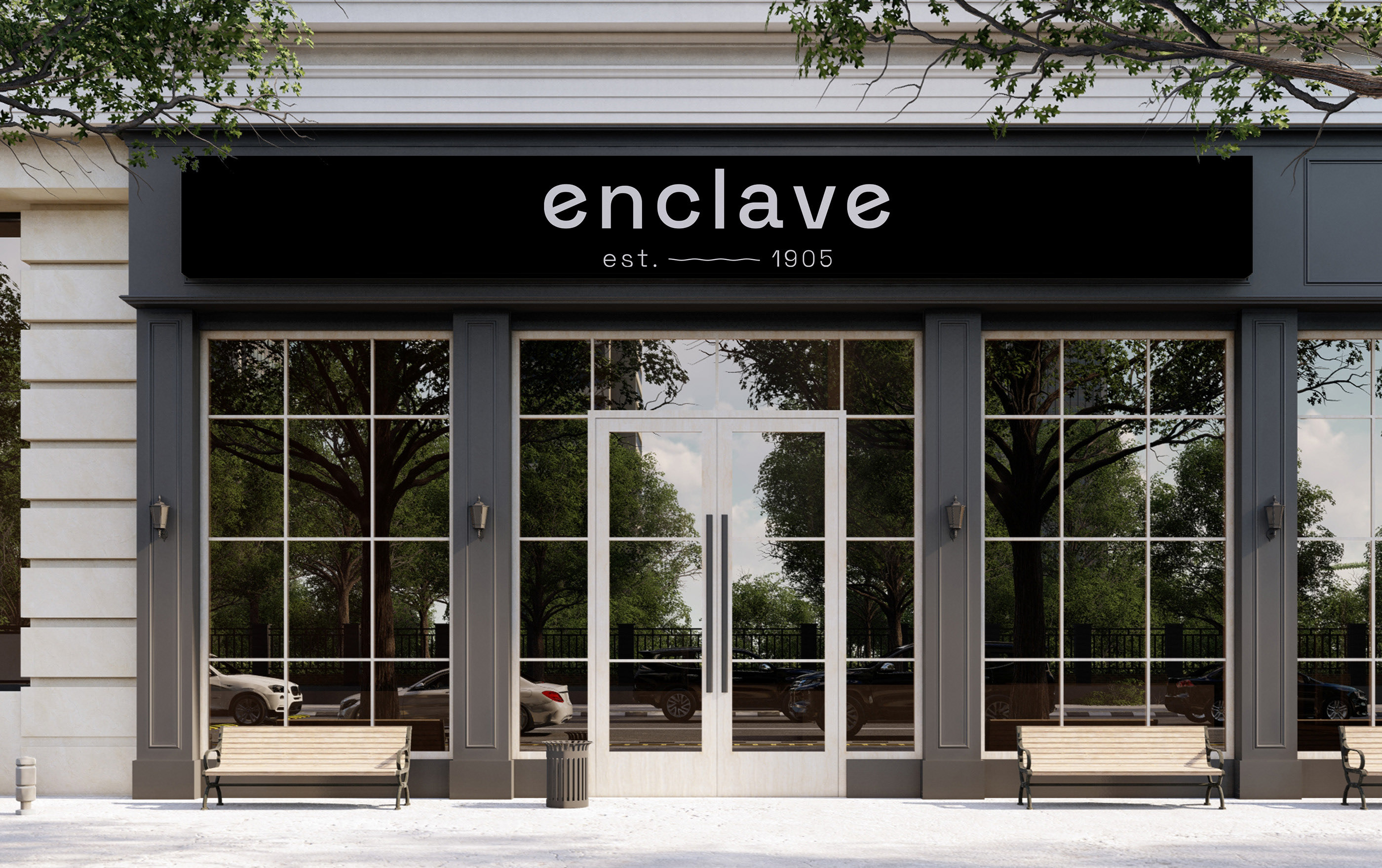 Enclave | фирменный стиль для бренда мужской одежды — Изображение №12 — Брендинг на Dprofile