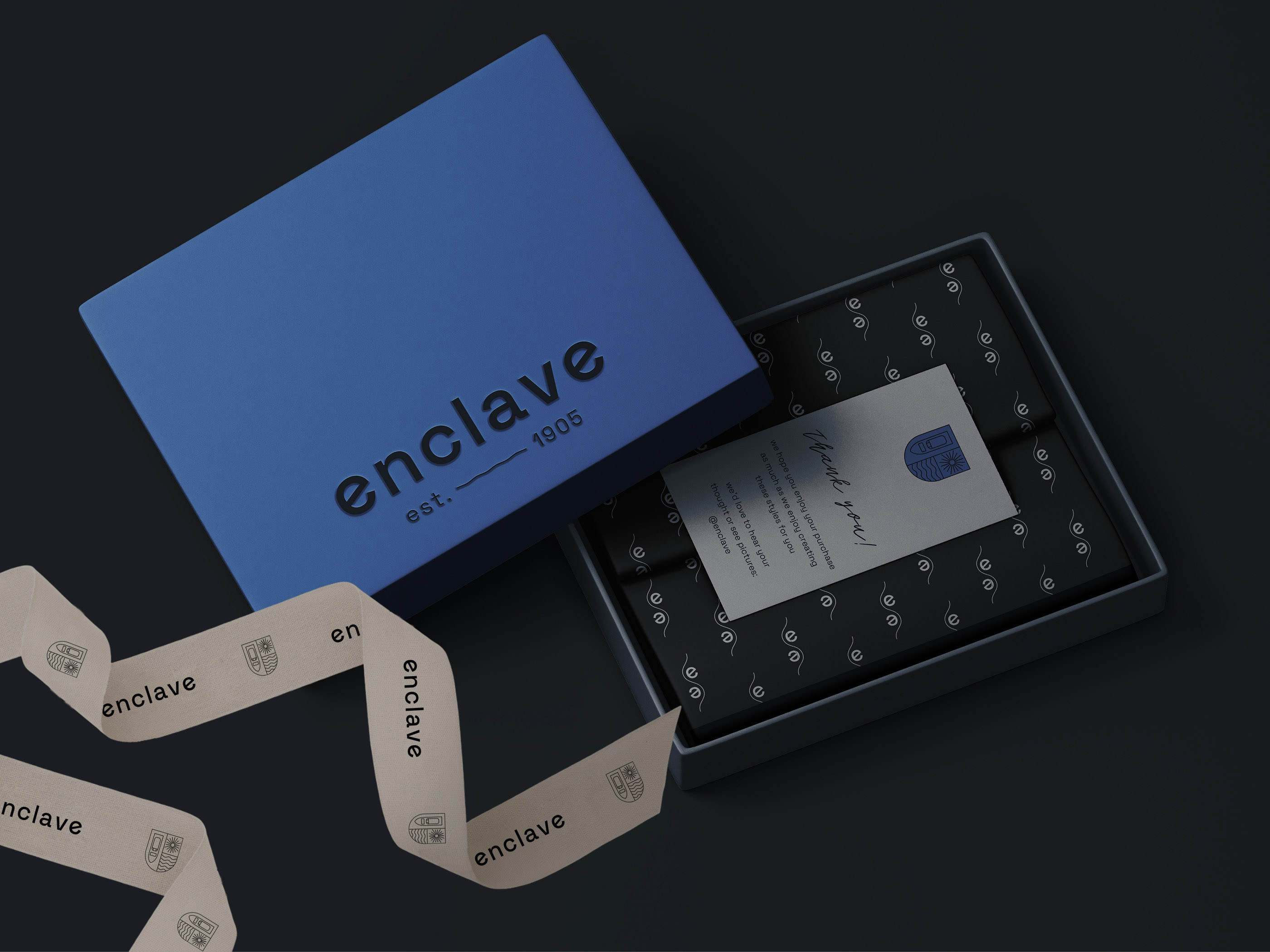 Enclave | фирменный стиль для бренда мужской одежды — Изображение №6 — Брендинг на Dprofile