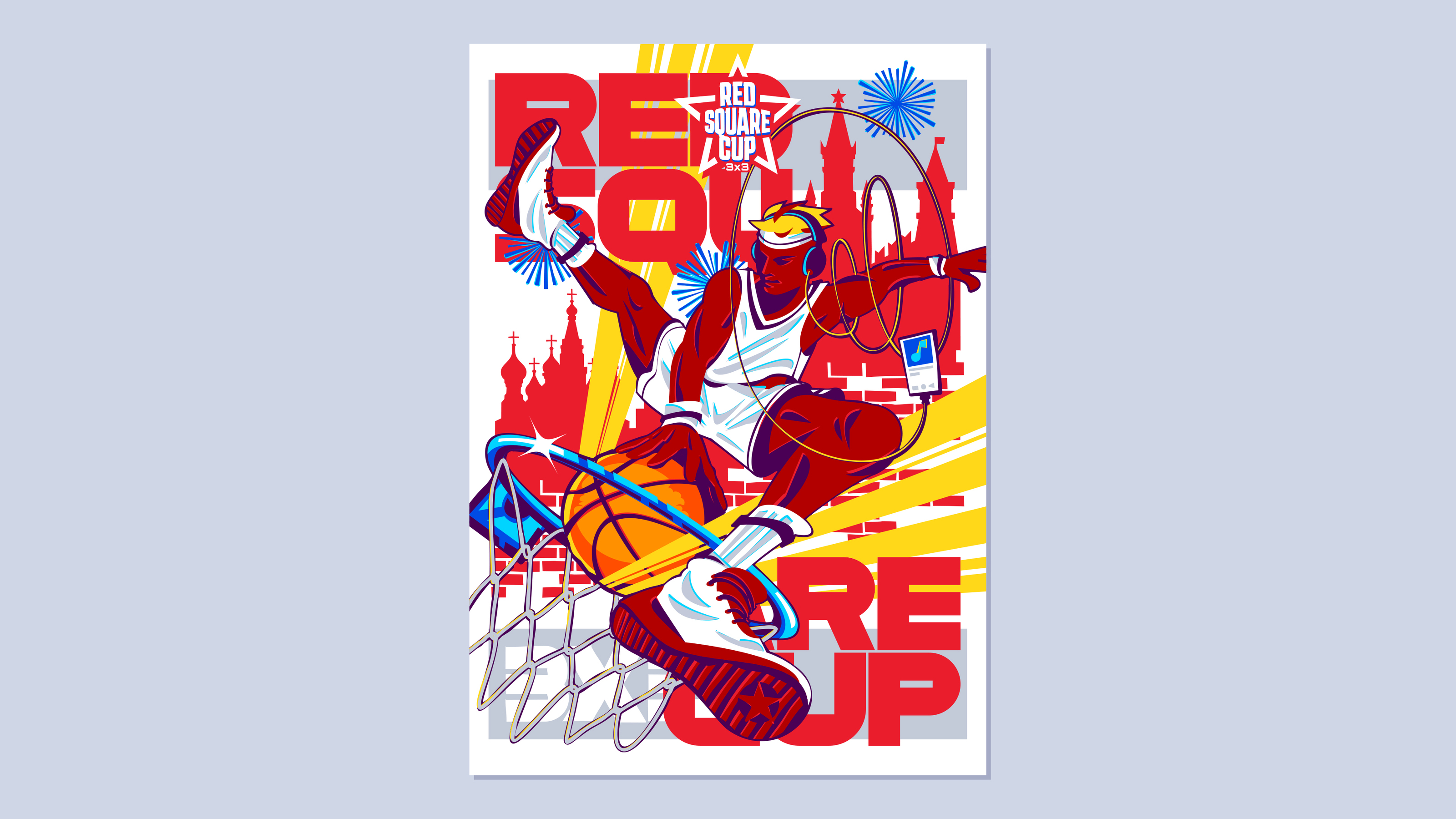 Работа на конкурс RED SQUARE CUP 2025 — Изображение №1 — Иллюстрация, Графика на Dprofile