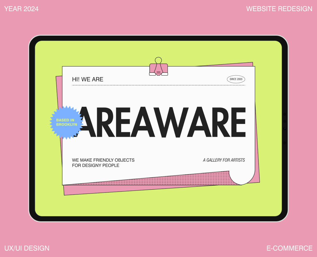 Areaware / E-commerce redesign — Интерфейсы, Графика на Dprofile