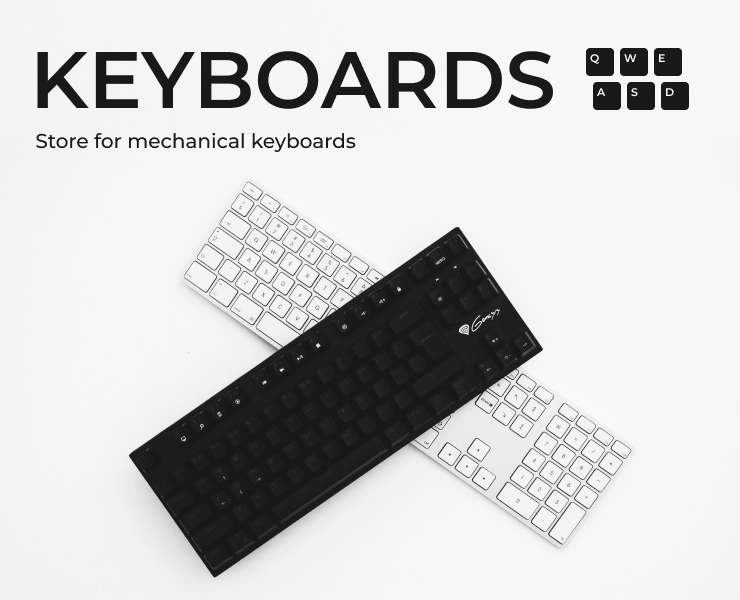 KEYBOARDS Website | E-commerce UI/UX Design — Интерфейсы на Dprofile