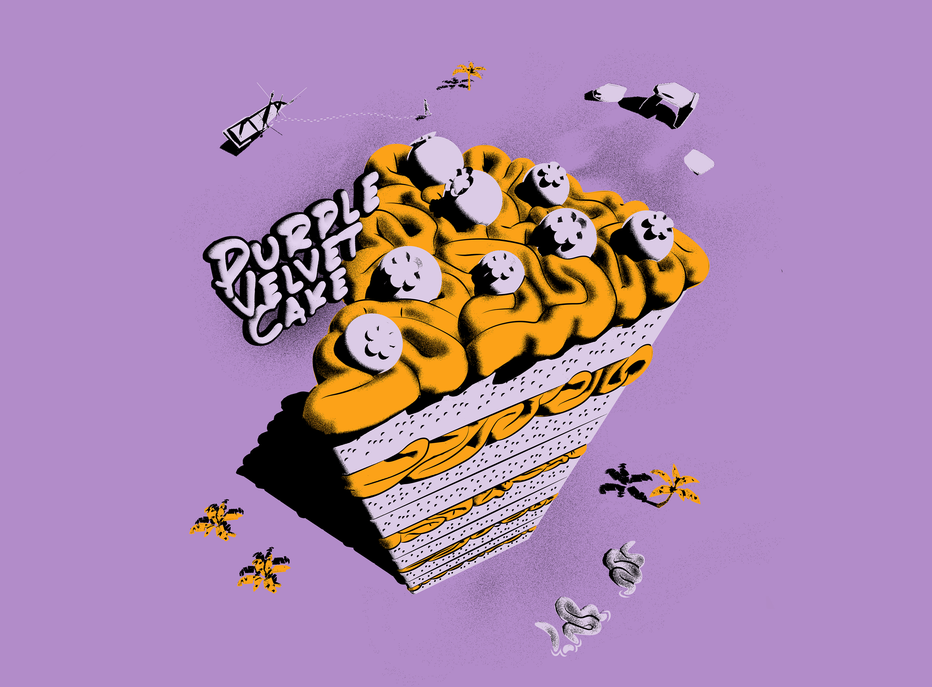 Purple Velvet Cake — Изображение №1 — Брендинг на Dprofile