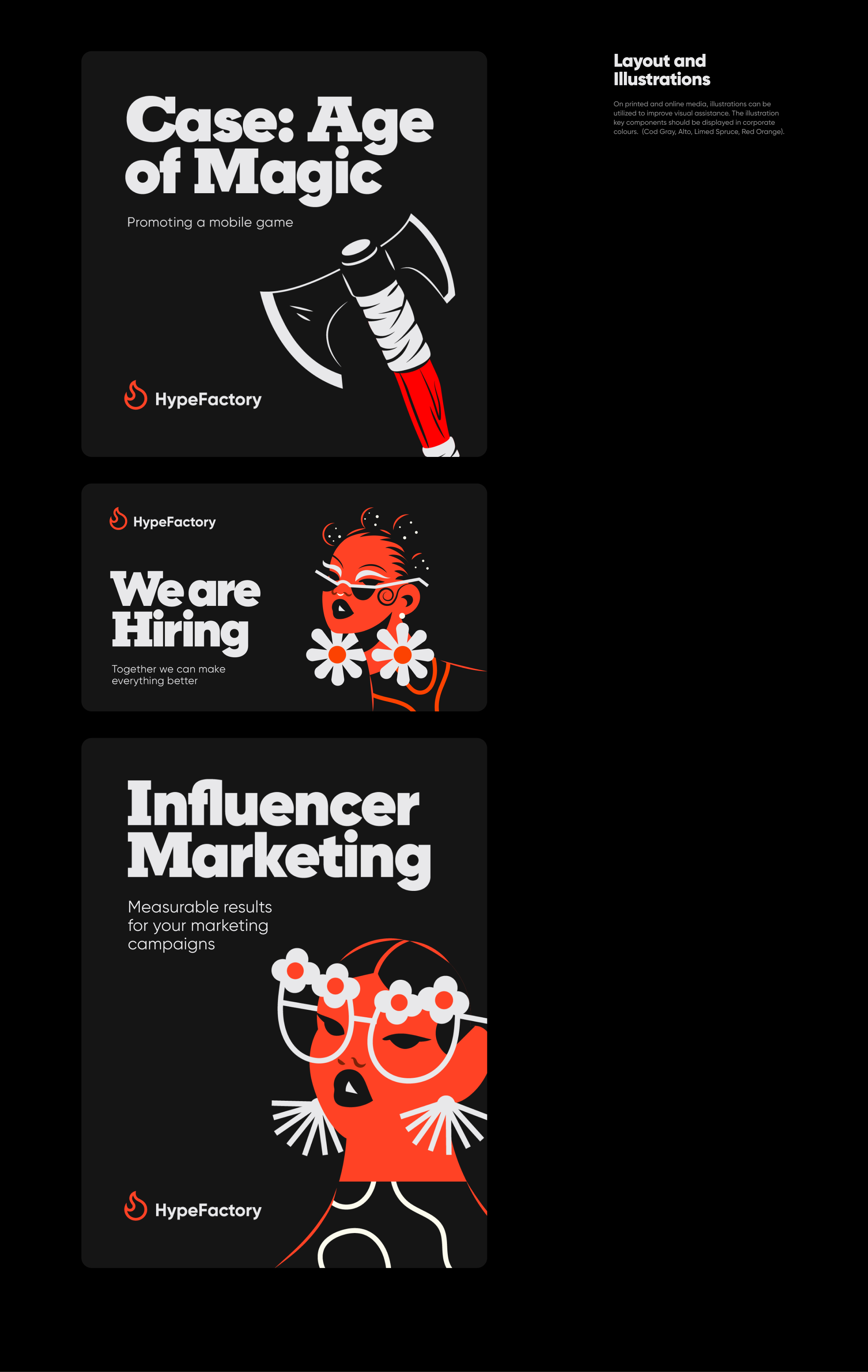 HypeFactory — Brand Guidelines. 1st Edition — Изображение №3 — Брендинг на Dprofile