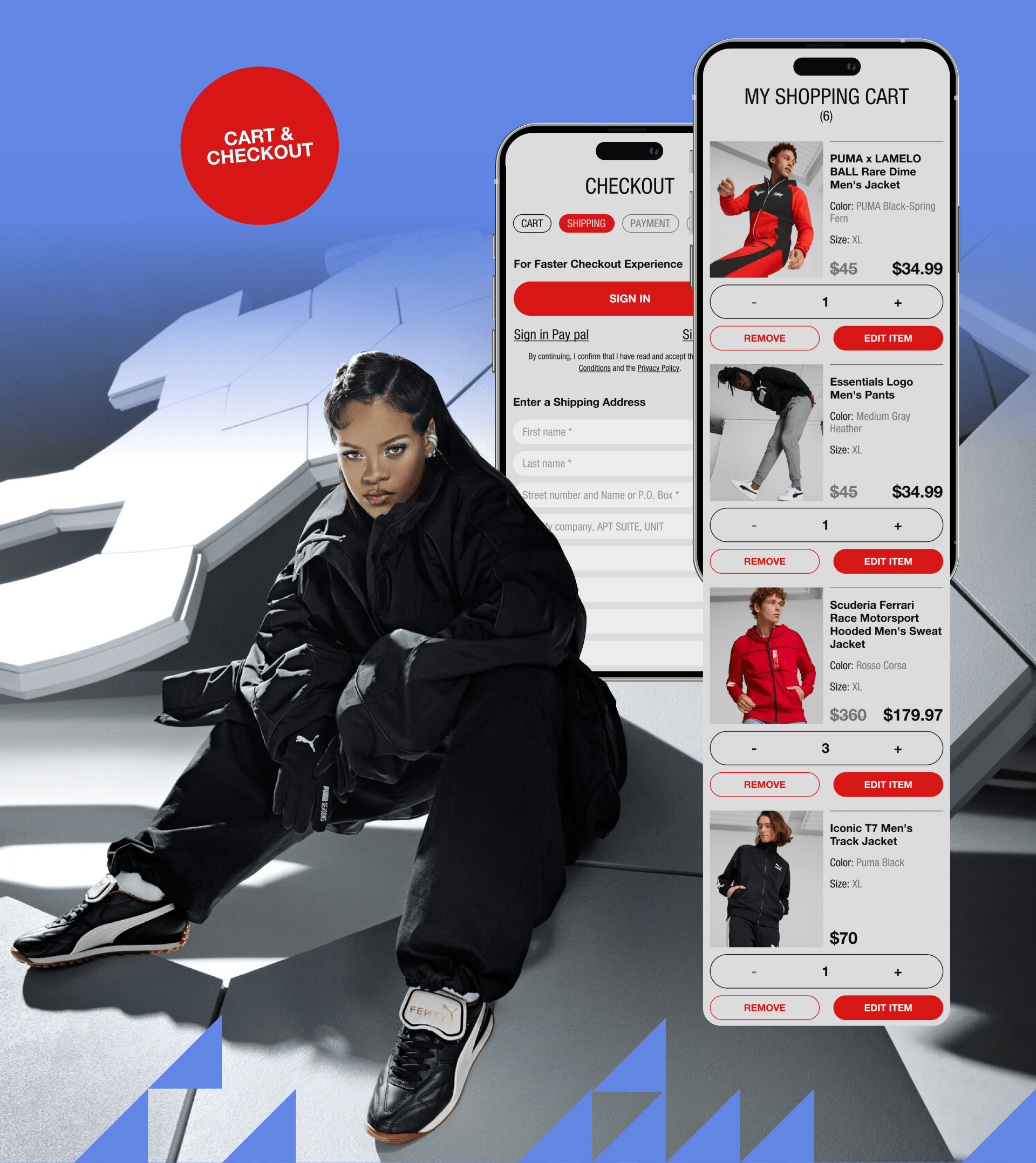 Puma website redesign concept — Изображение №9 — Интерфейсы, Маркетинг на Dprofile