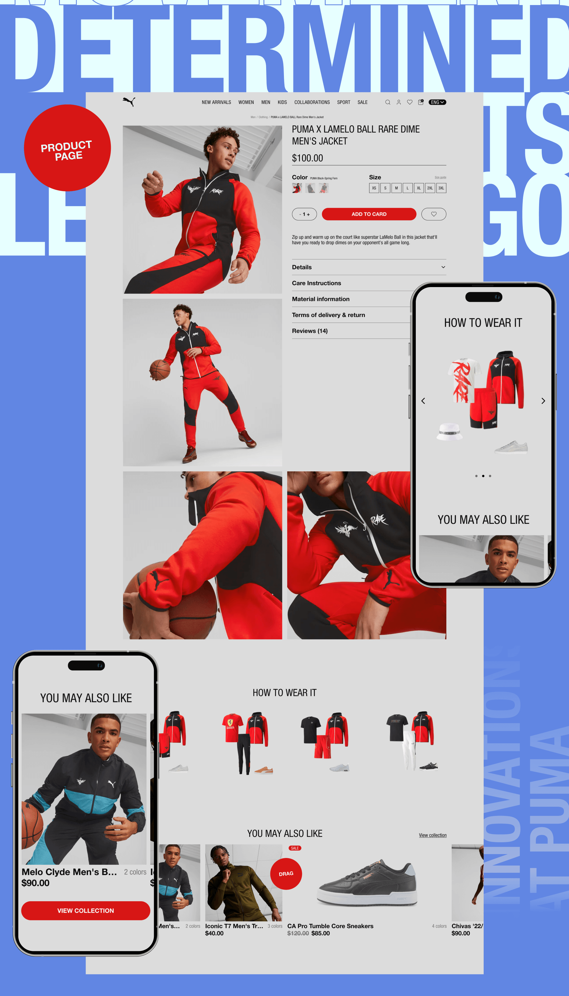 Puma website redesign concept — Изображение №7 — Интерфейсы, Маркетинг на Dprofile