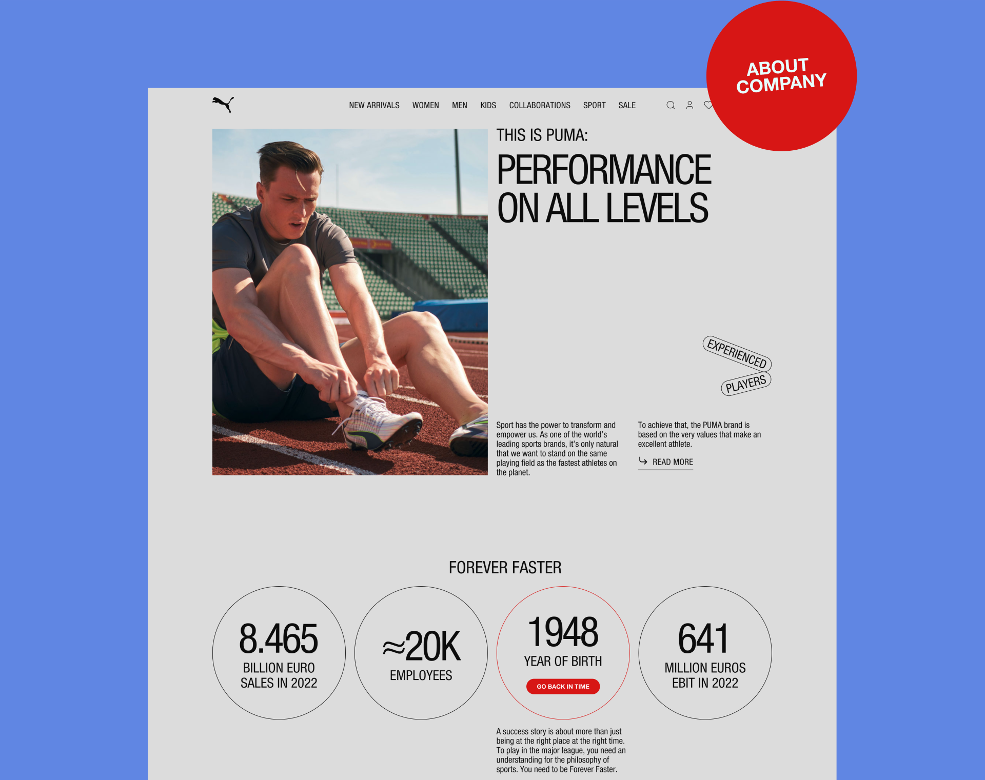 Puma website redesign concept — Изображение №12 — Интерфейсы, Маркетинг на Dprofile