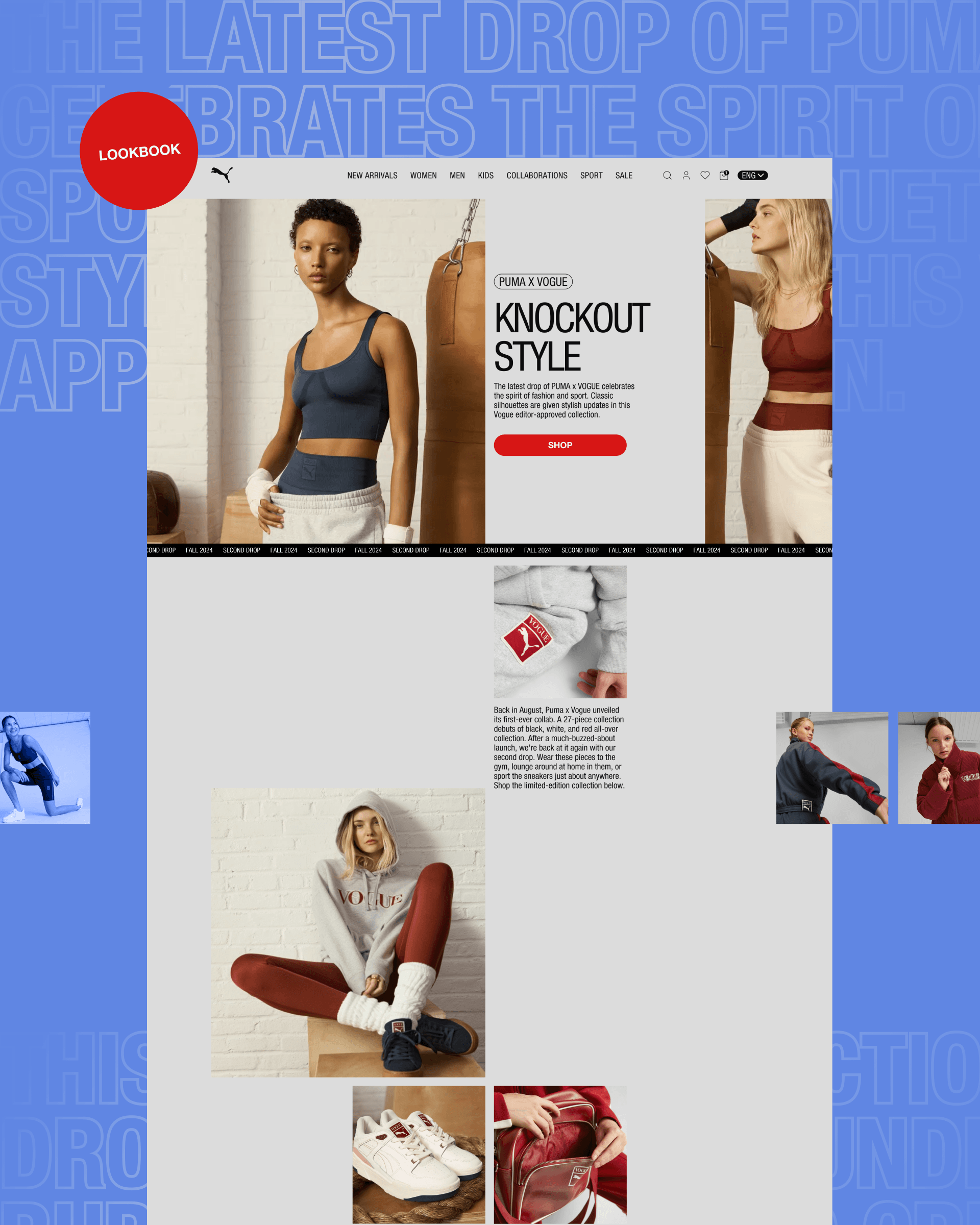 Puma website redesign concept — Изображение №10 — Интерфейсы, Маркетинг на Dprofile