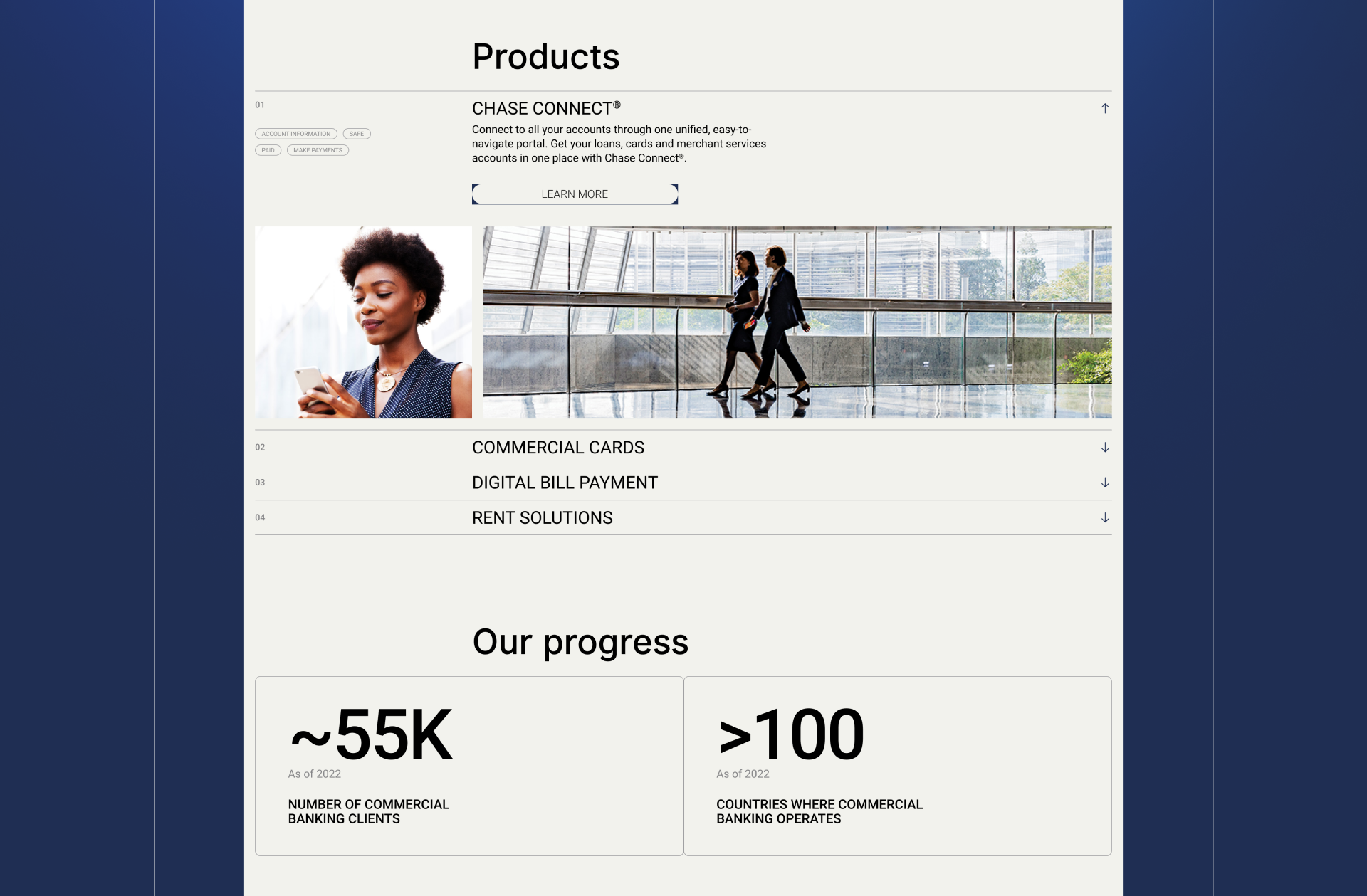 JP Morgan website redesign concept — Изображение №6 — Интерфейсы, Брендинг на Dprofile